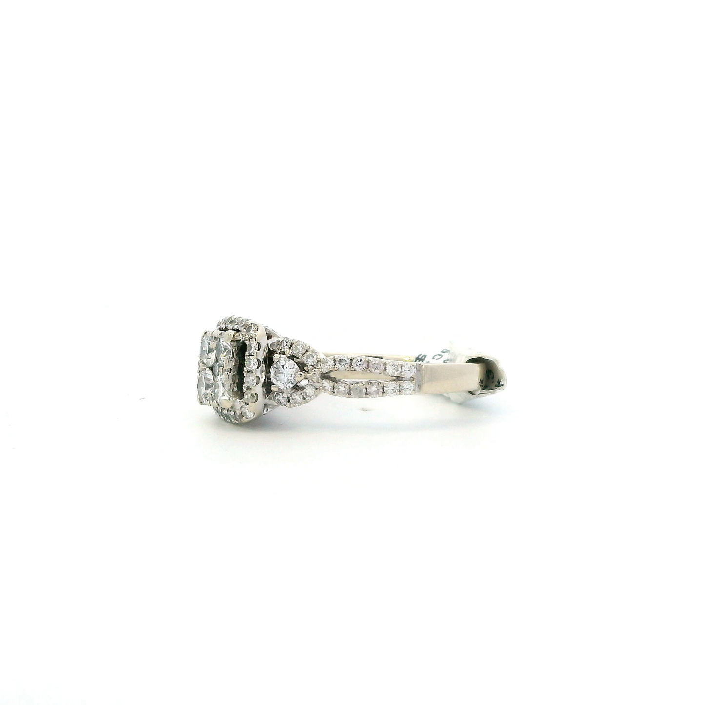 14K White Gold Diamond Womens Ring - 1.60ct