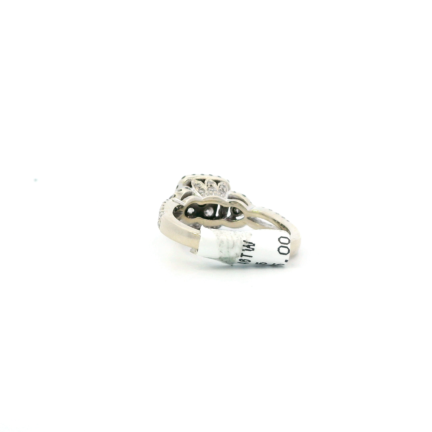 14K White Gold Diamond Womens Ring - 1.60ct