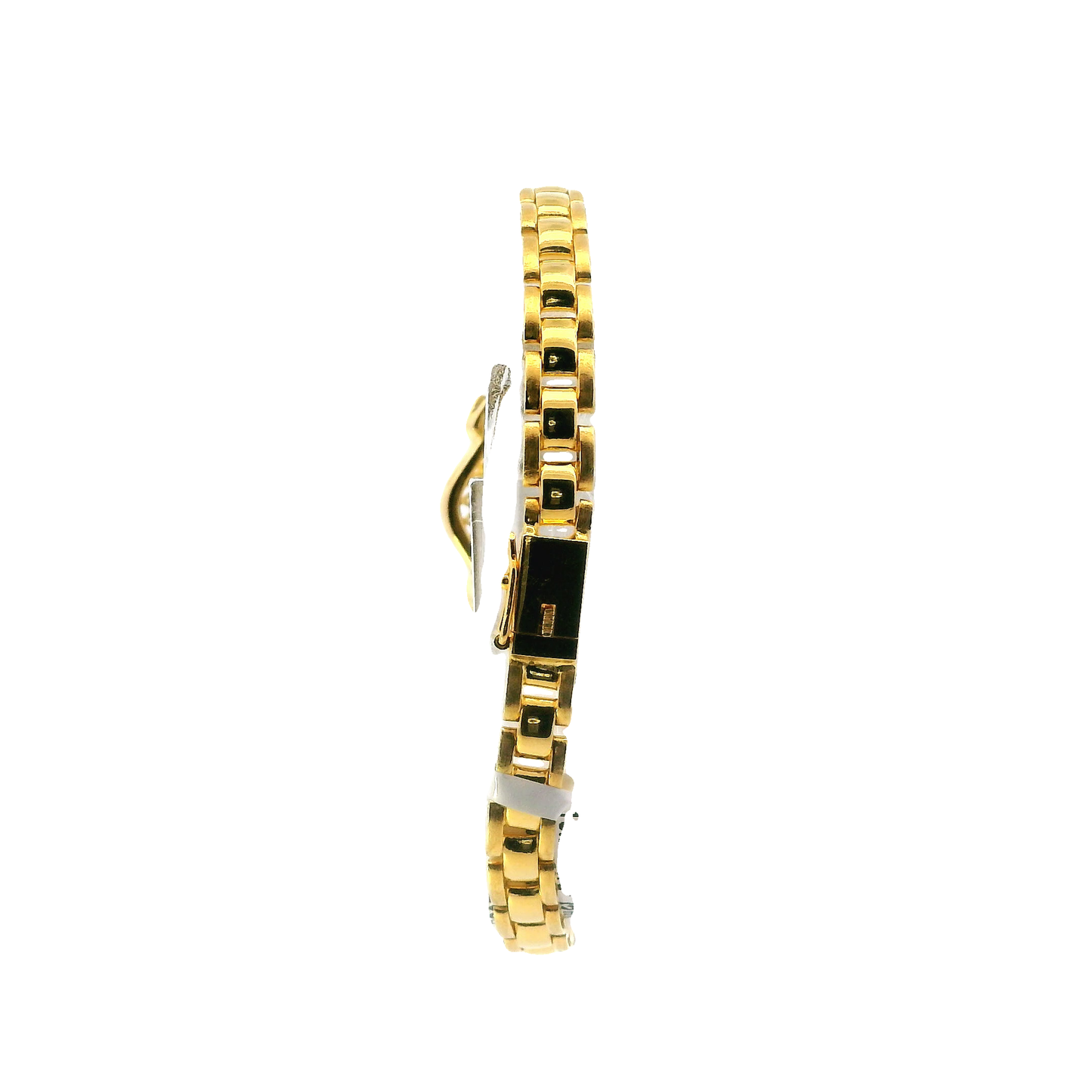 18K Yellow Gold Green Jade & Diamond Bracelet - 0.40ct
