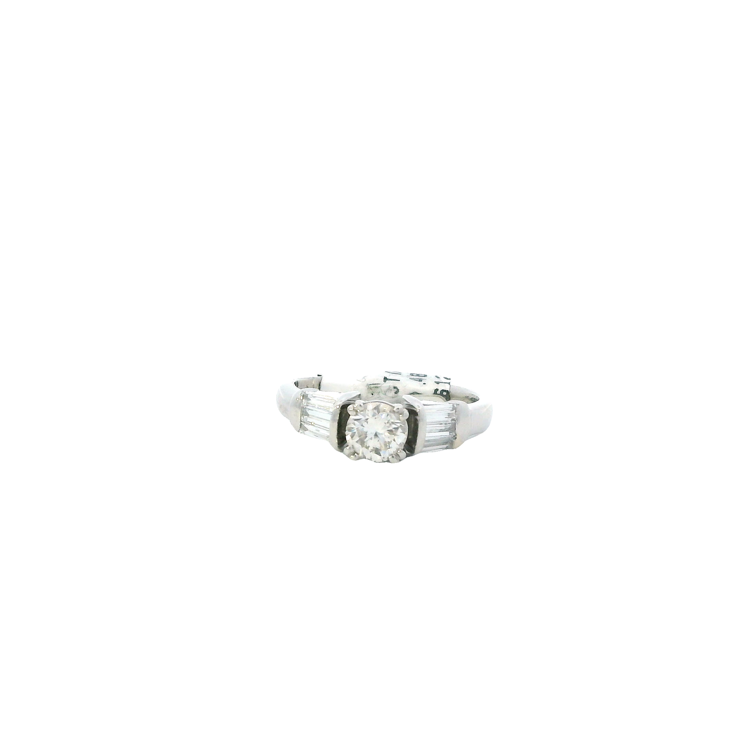 Platinum Diamond Womens Ring - 1.02ct