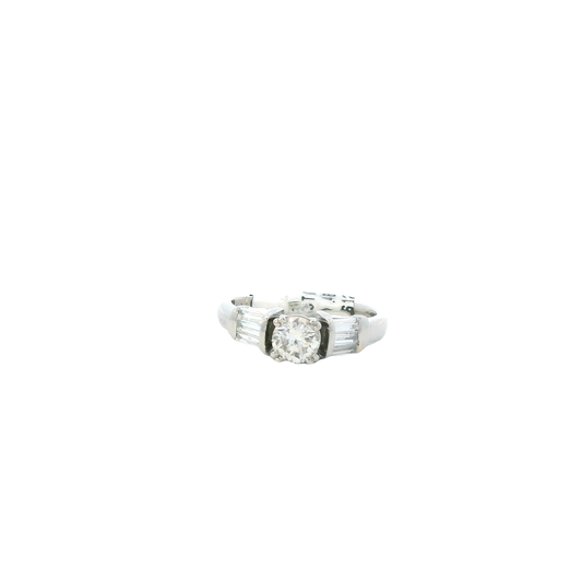 Platinum Diamond Womens Ring - 1.02ct