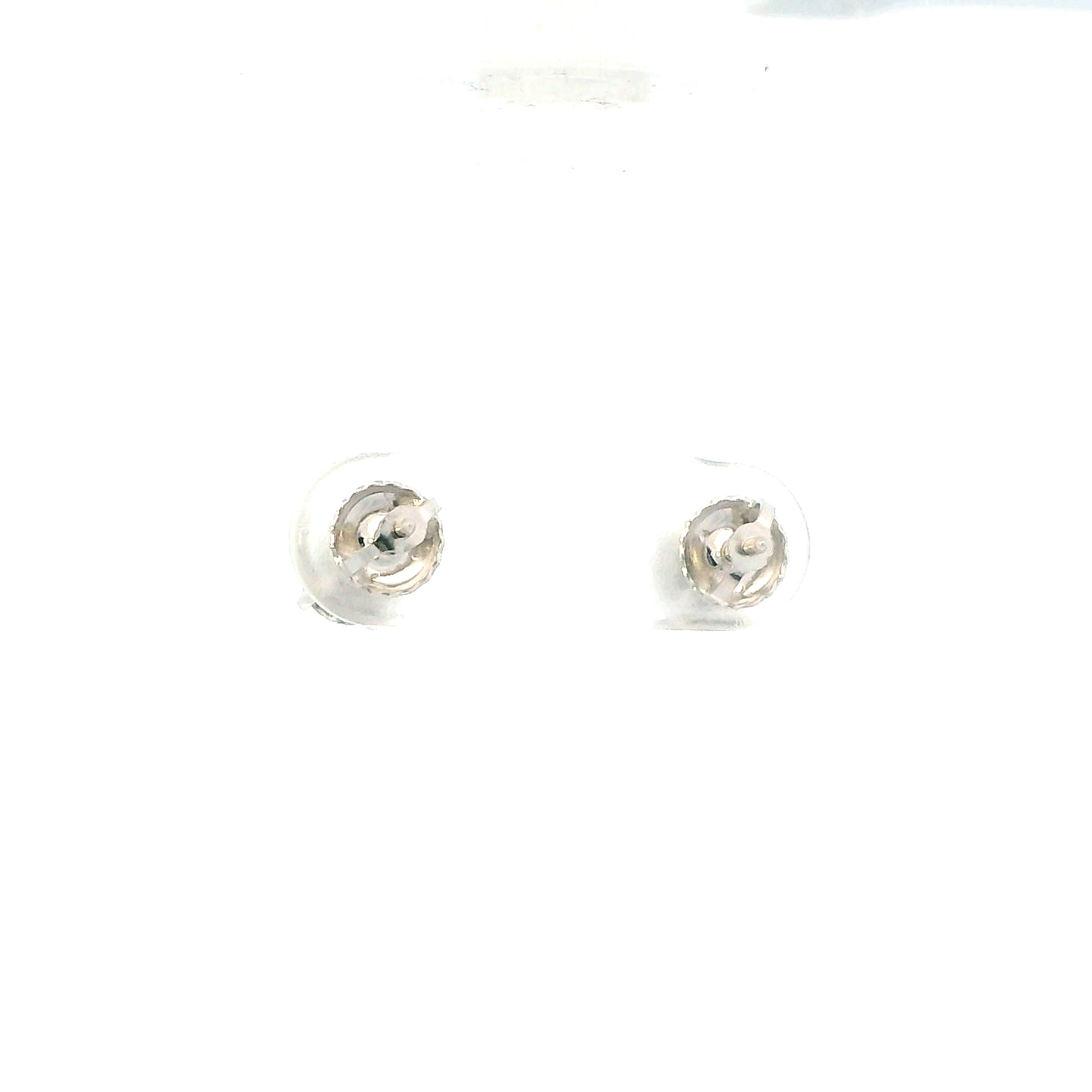 14K White Gold Diamond Stud Earrings - 0.75ct