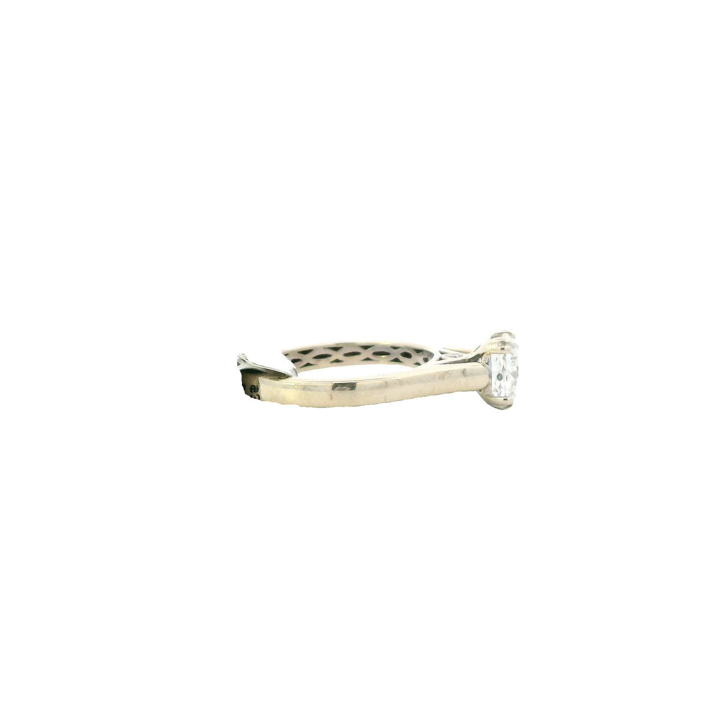 14K White Gold Women's Diamond Ring - 1.10ct