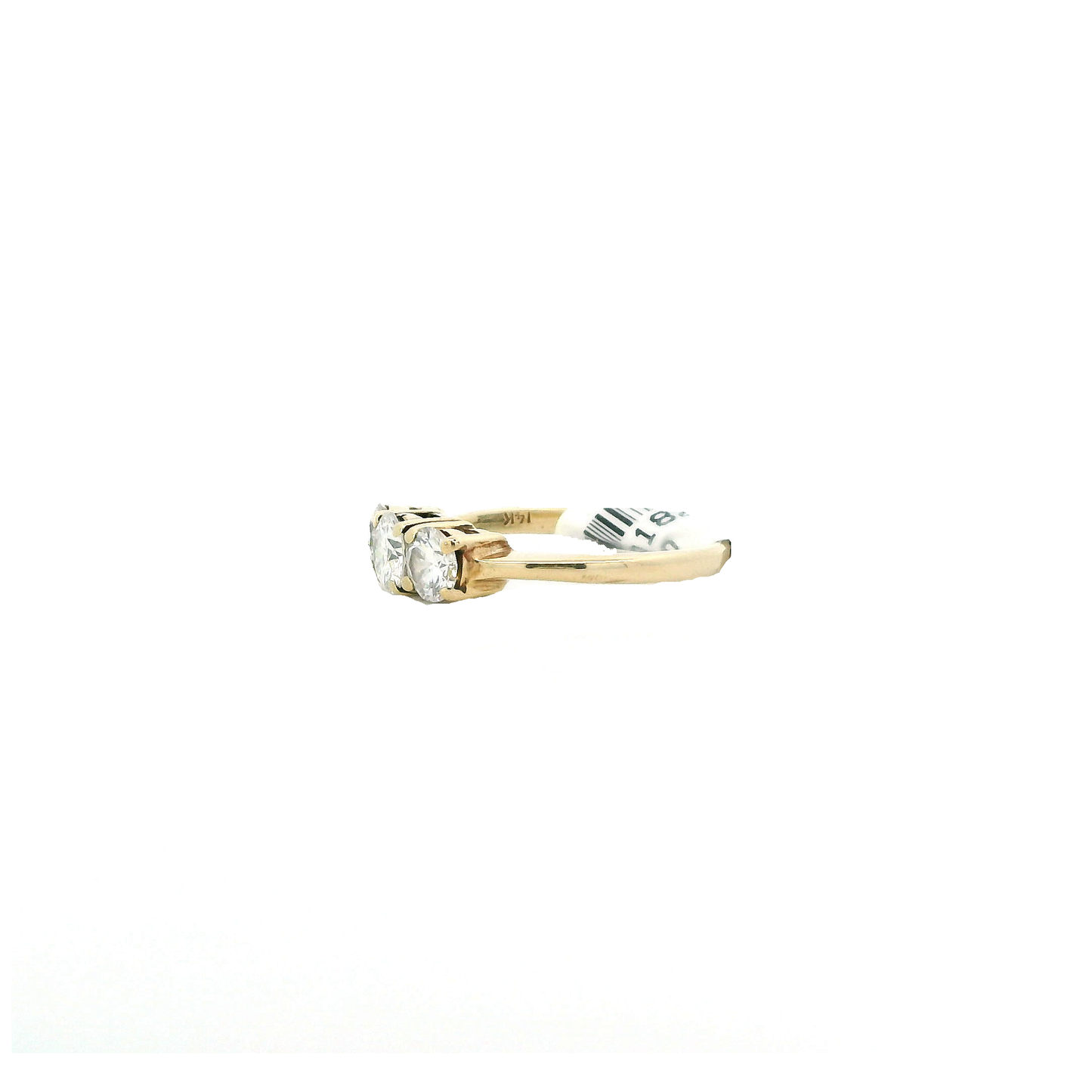 14K Yellow Gold Women's Diamond Ring - 0.85ct