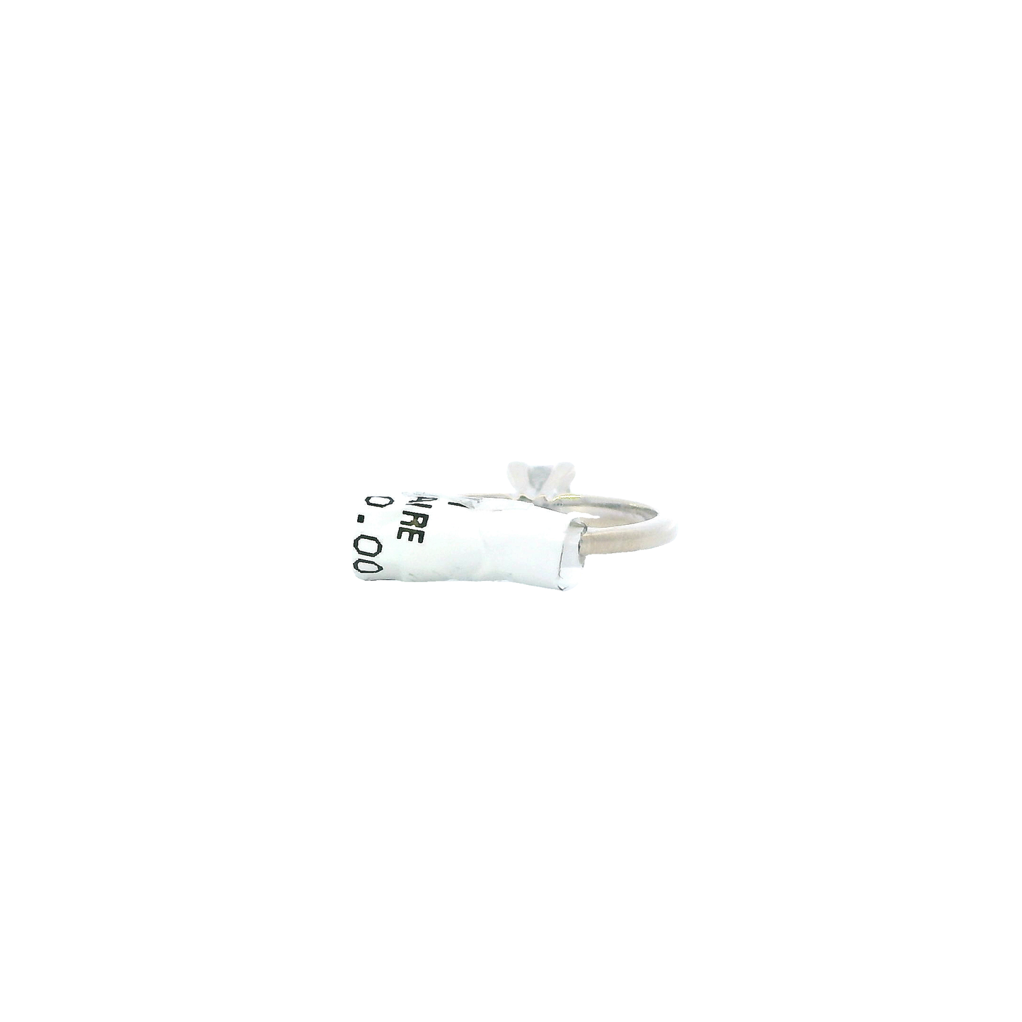 14K White Gold Diamond Solitaire Ring - 0.39ct