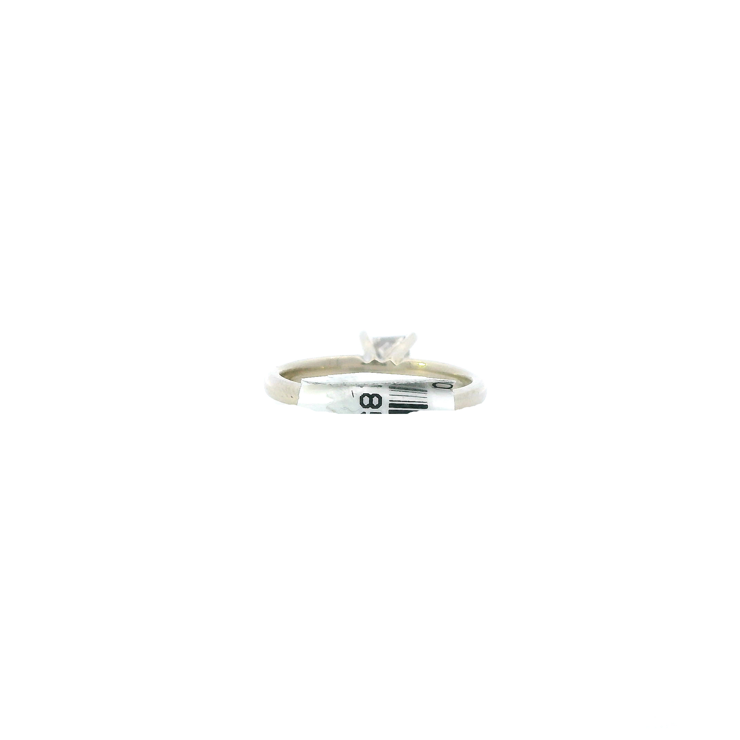14K White Gold Diamond Solitaire Ring - 0.48ct