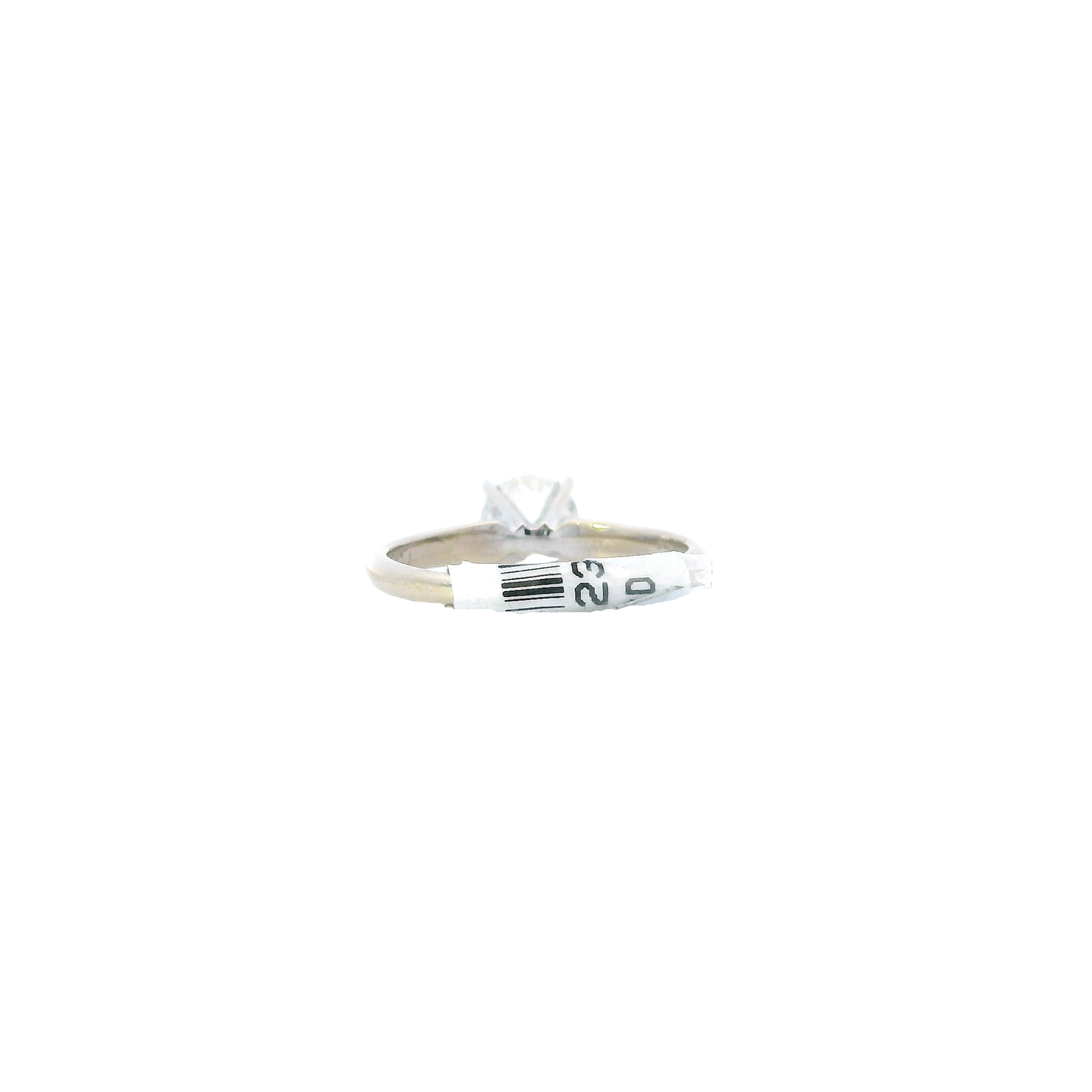 14K White Gold Diamond Solitaire Ring - 1.02ct