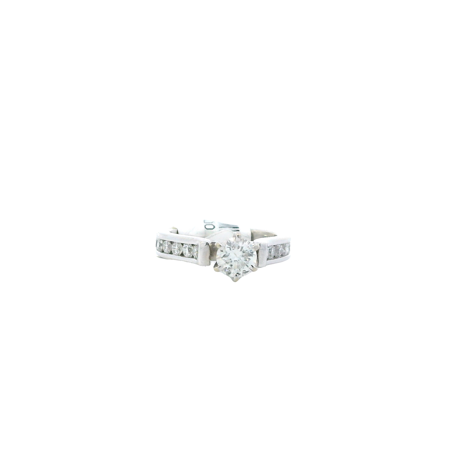 14K White Gold Diamond Ring - 1.07ct