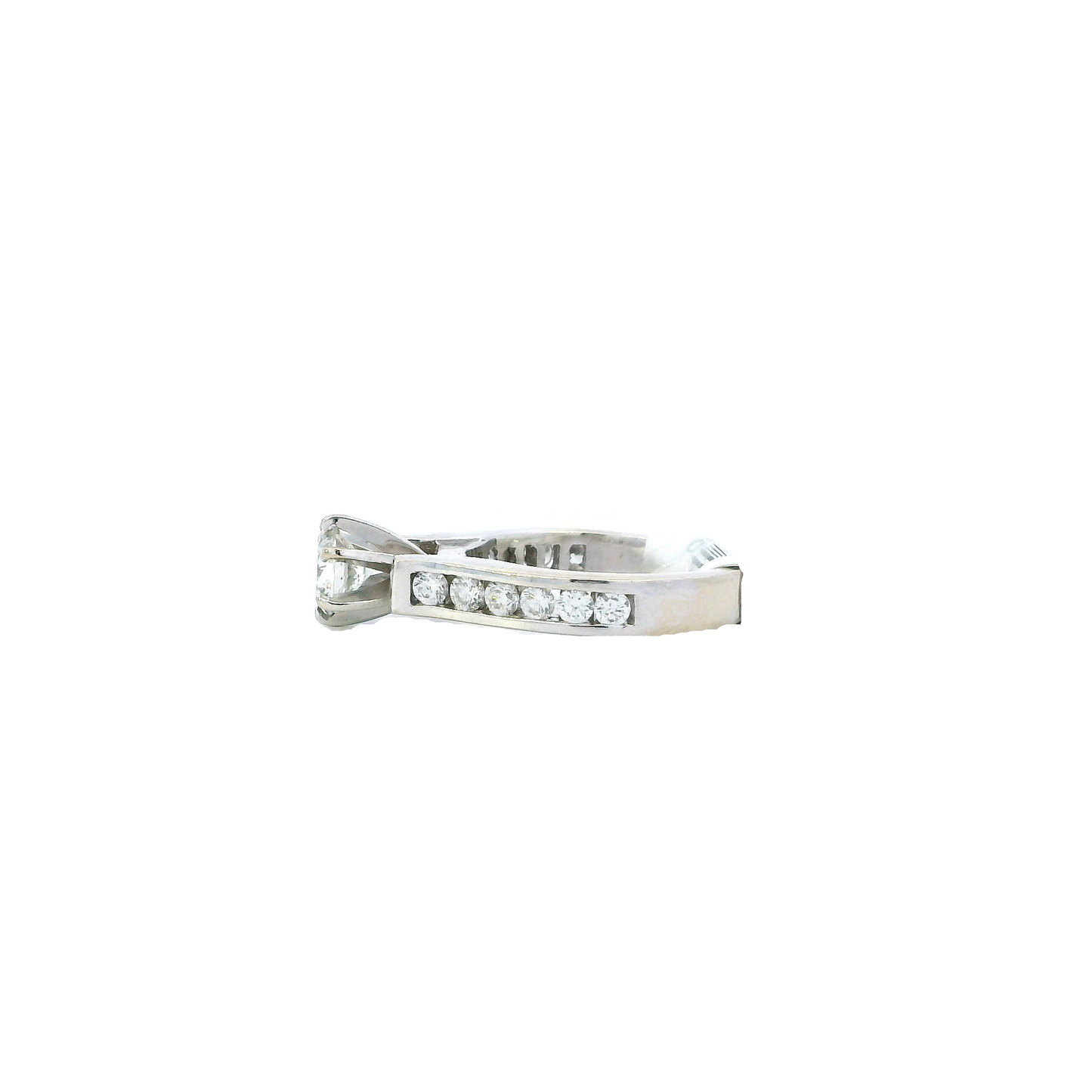 14K White Gold Diamond Ring - 1.07ct