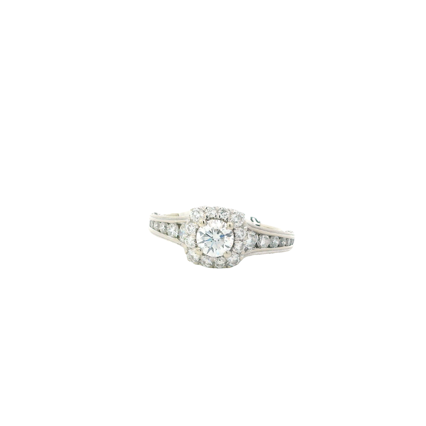 14K White Gold Women's Diamond Ring - 1.53ct