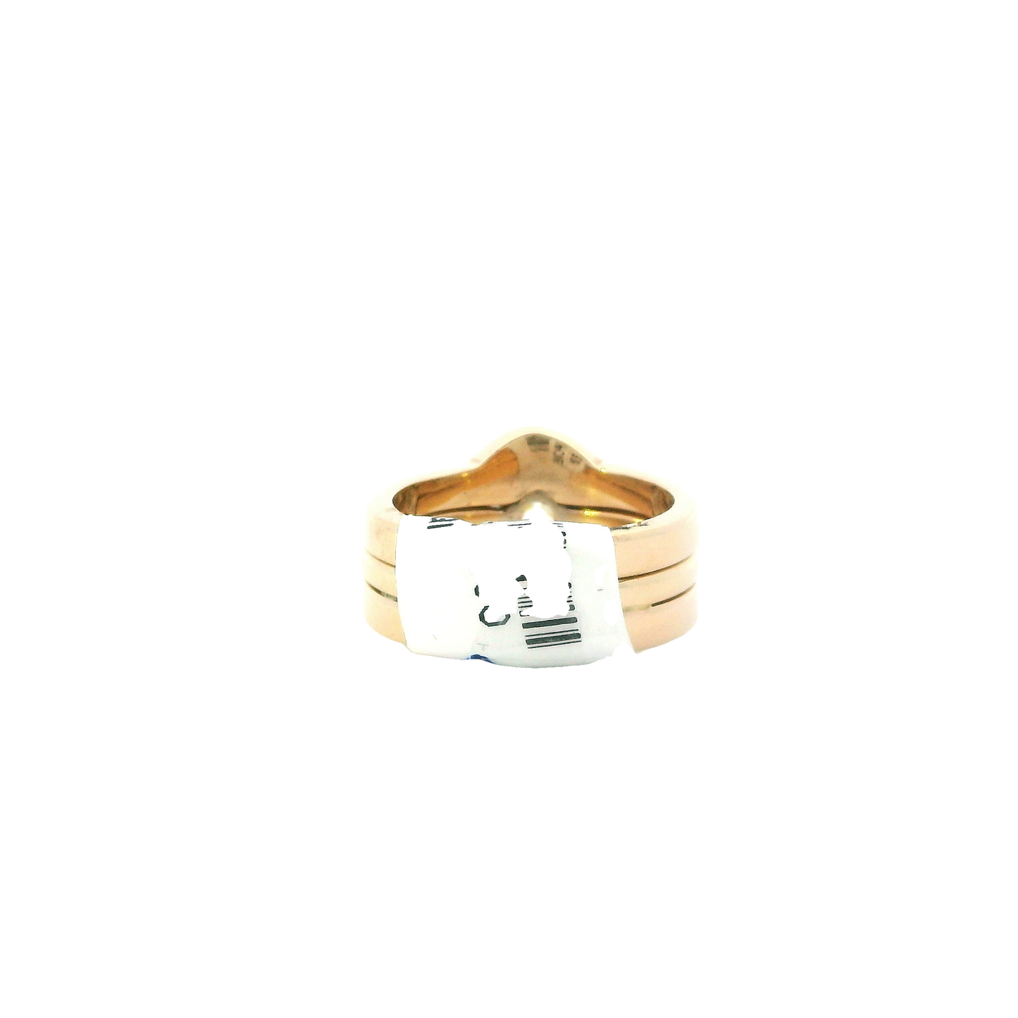 14K Yellow & White Gold Diamond Engagement & Wedding Ring Set - 1.27ct