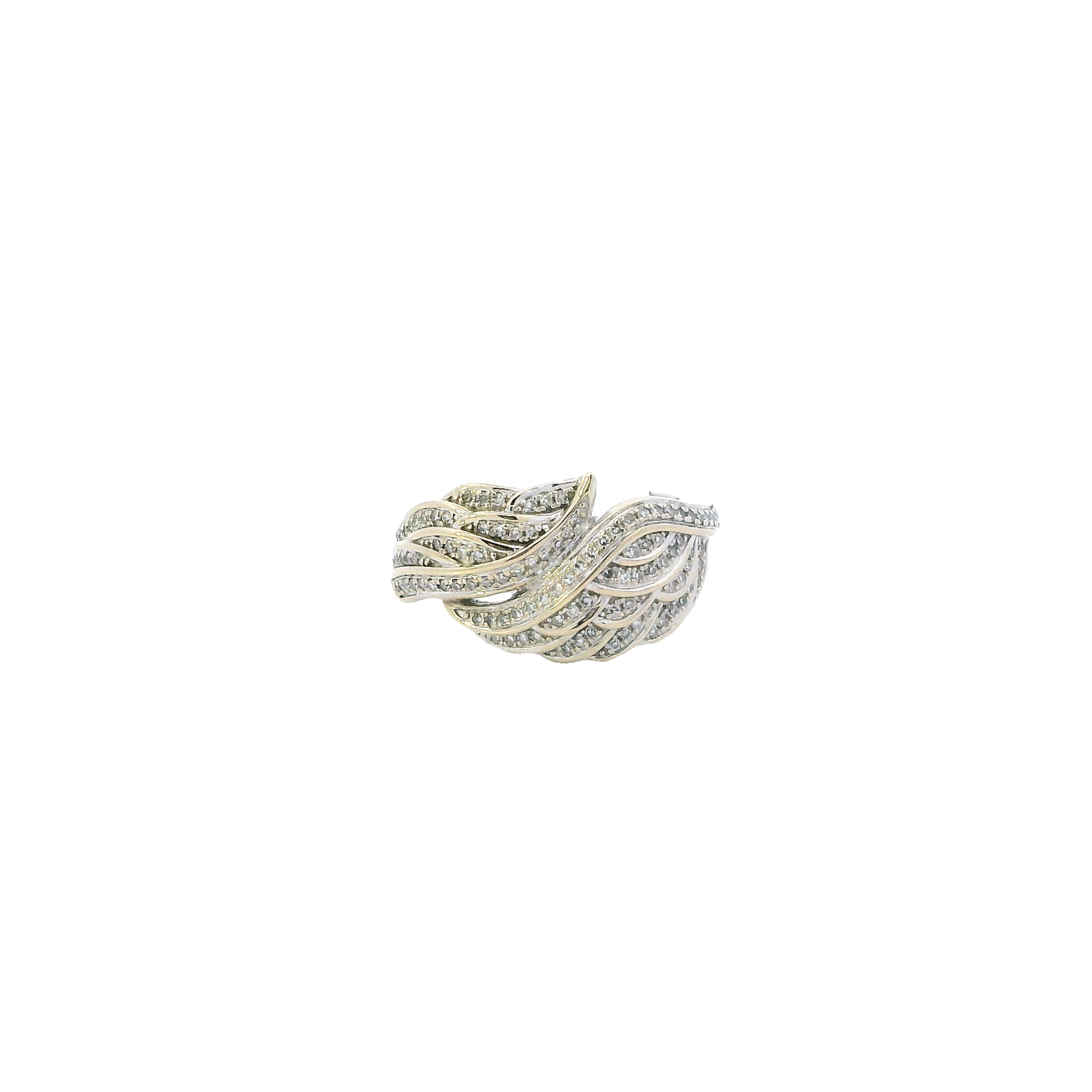 14K White Gold Diamond Womens Ring - 0.31ct