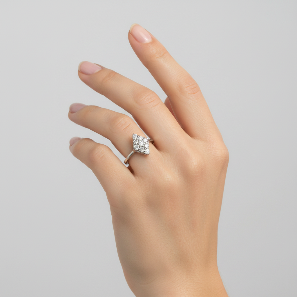 14K Yellow Gold Diamond Womens Ring - 0.50ct