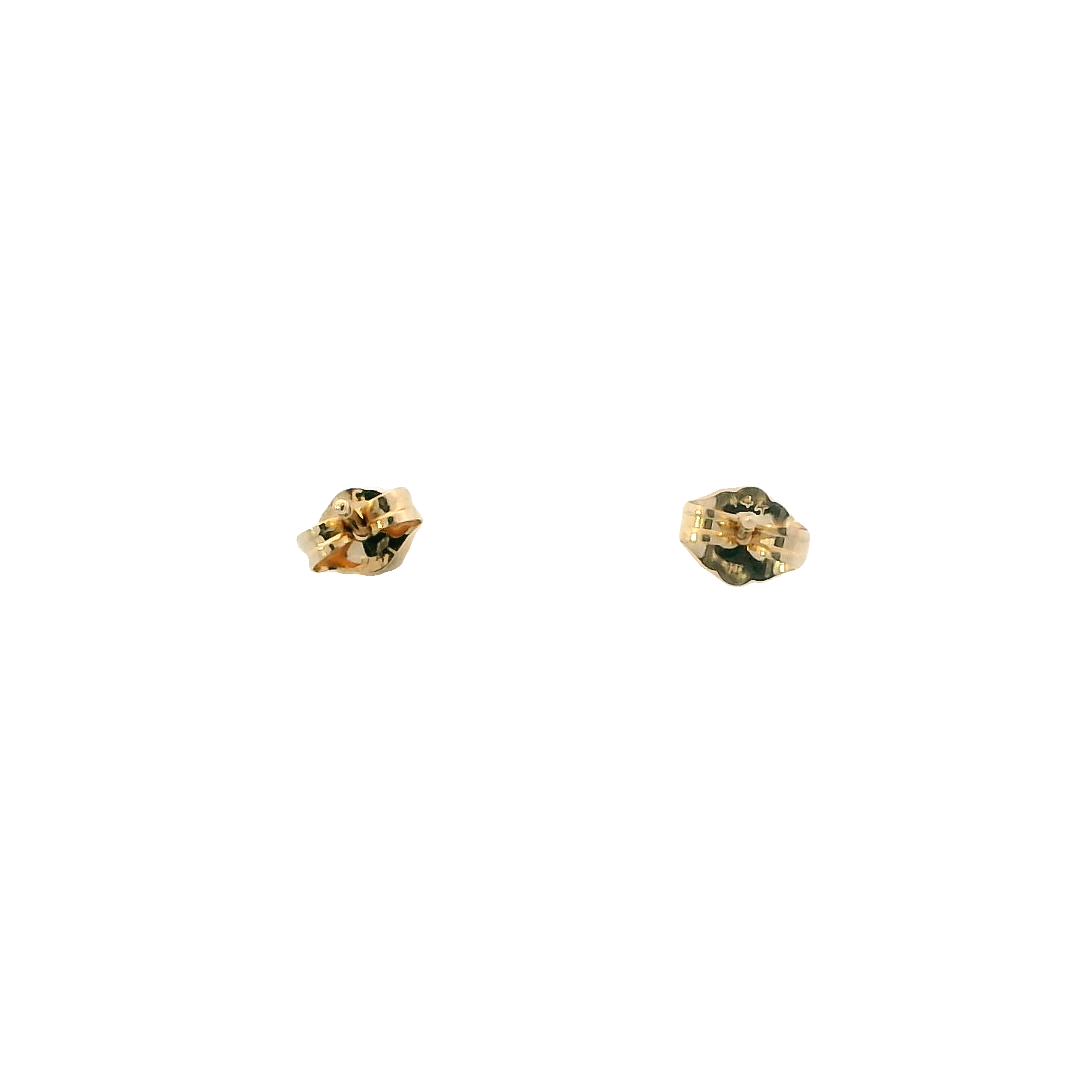 14K Yellow Gold Akoya Pearl Stud Earrings