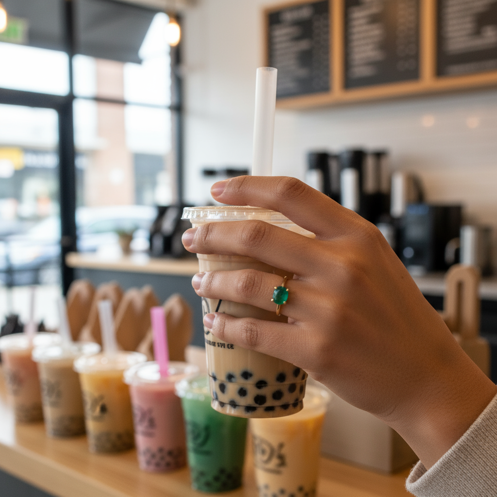 10K Yellow Gold Solitaire Emerald Womens Ring