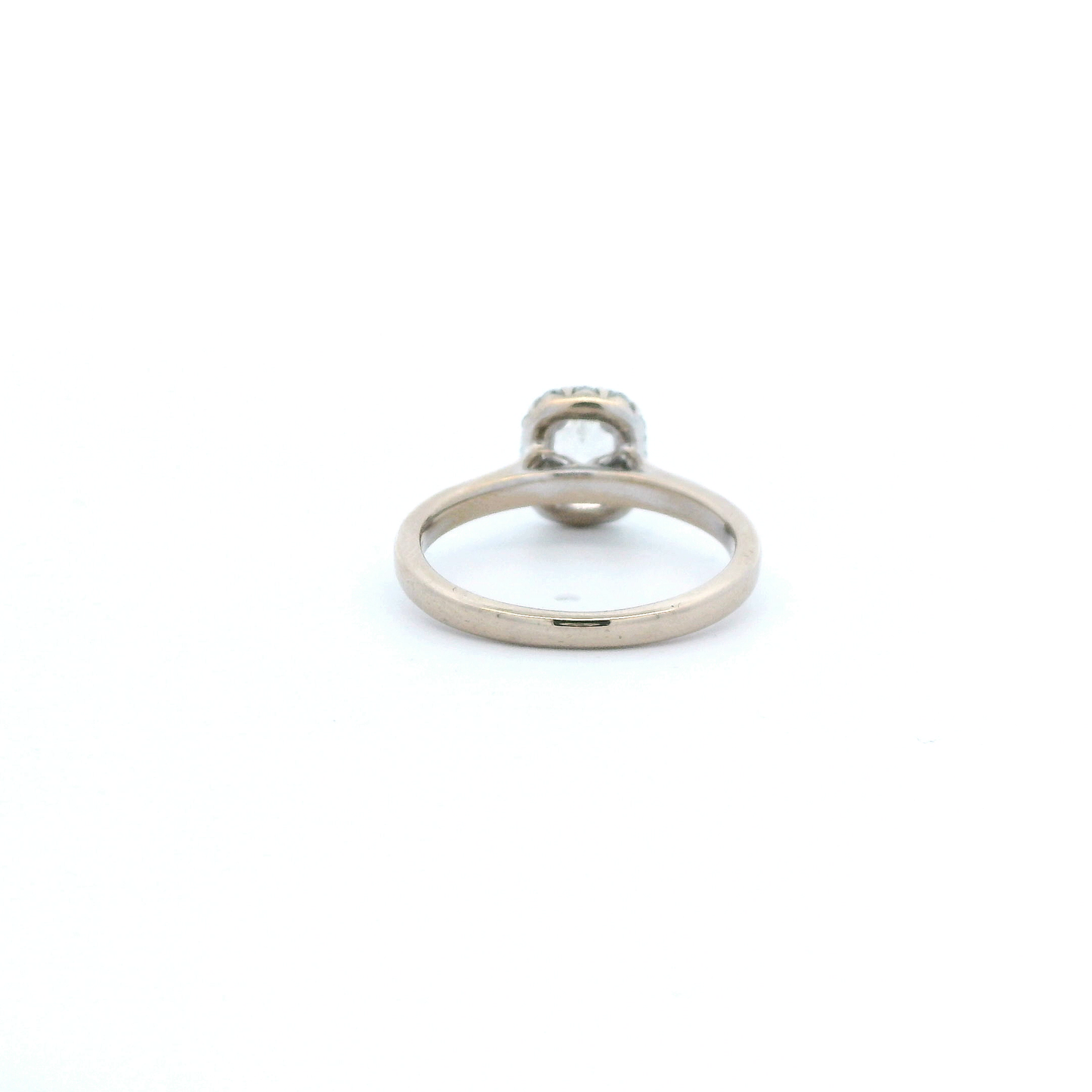 18K White Gold Diamond Womens Ring - 0.78ct