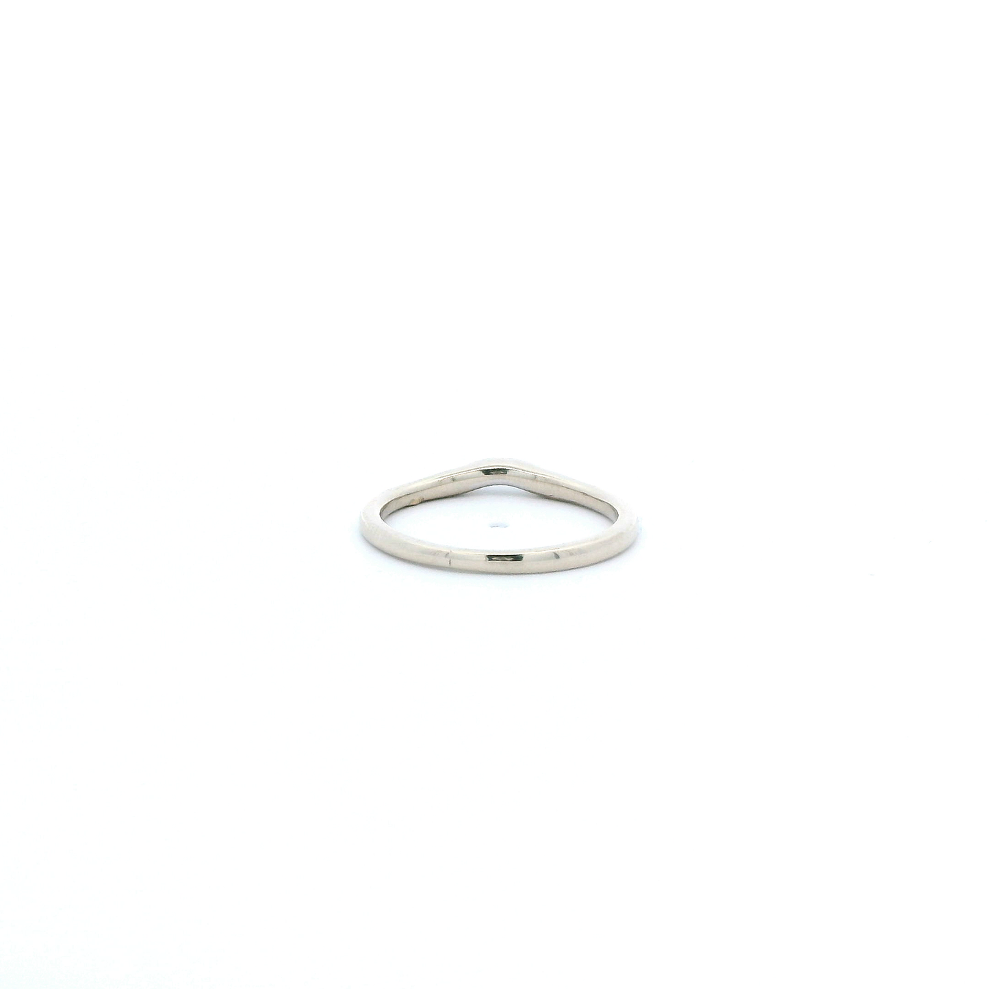 14K White Gold Diamond Womens Ring - 0.05ct