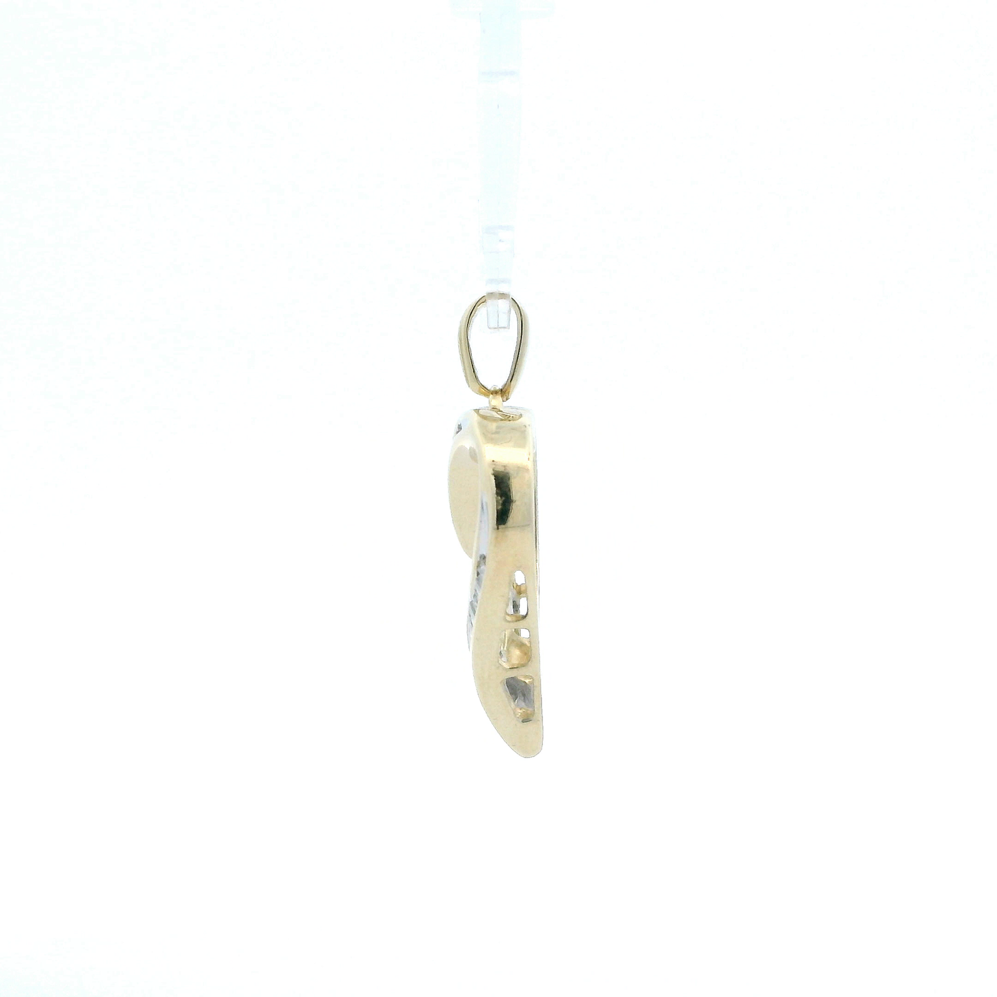 10K Yellow Gold Heart Pendant