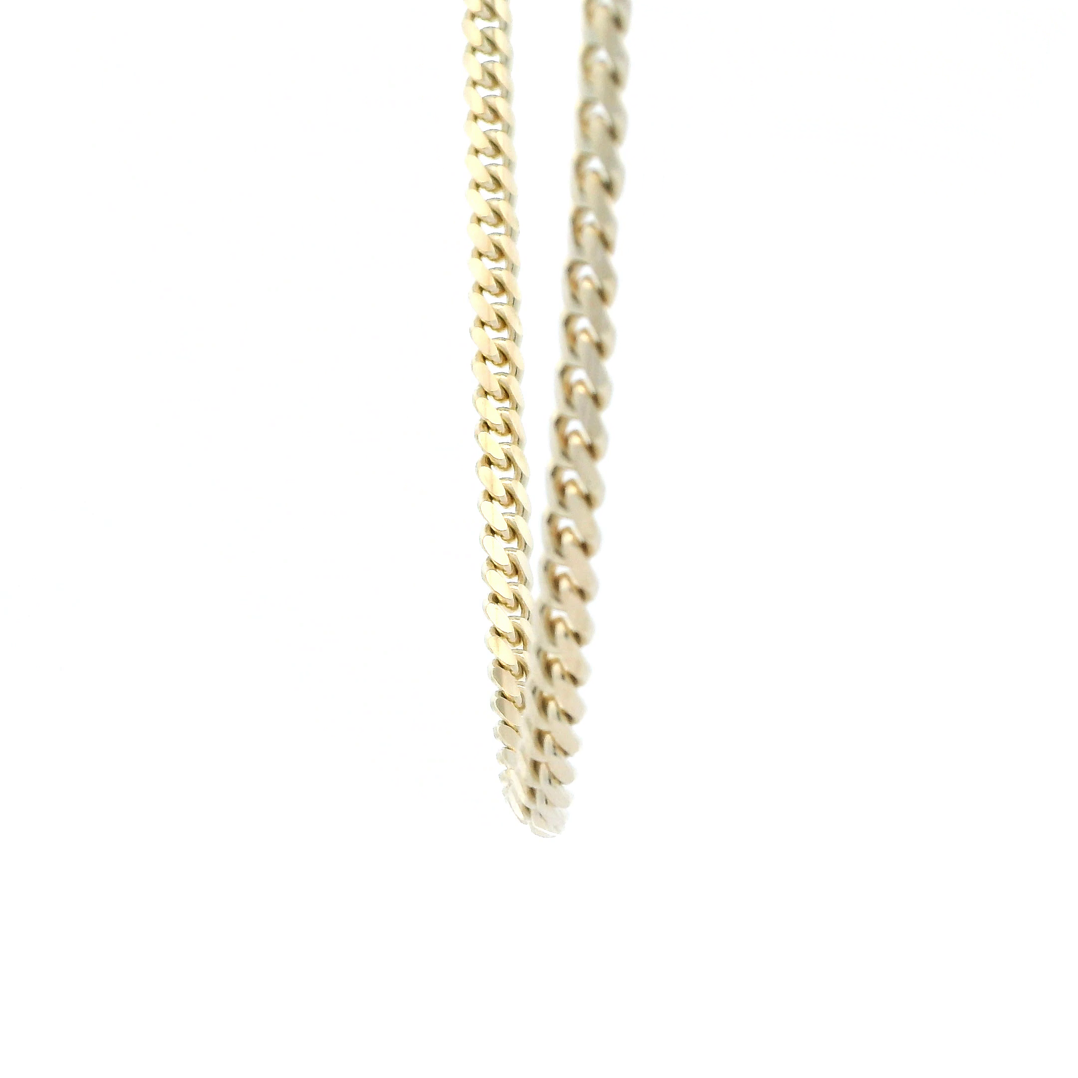 14K Yellow Gold Curb Chain