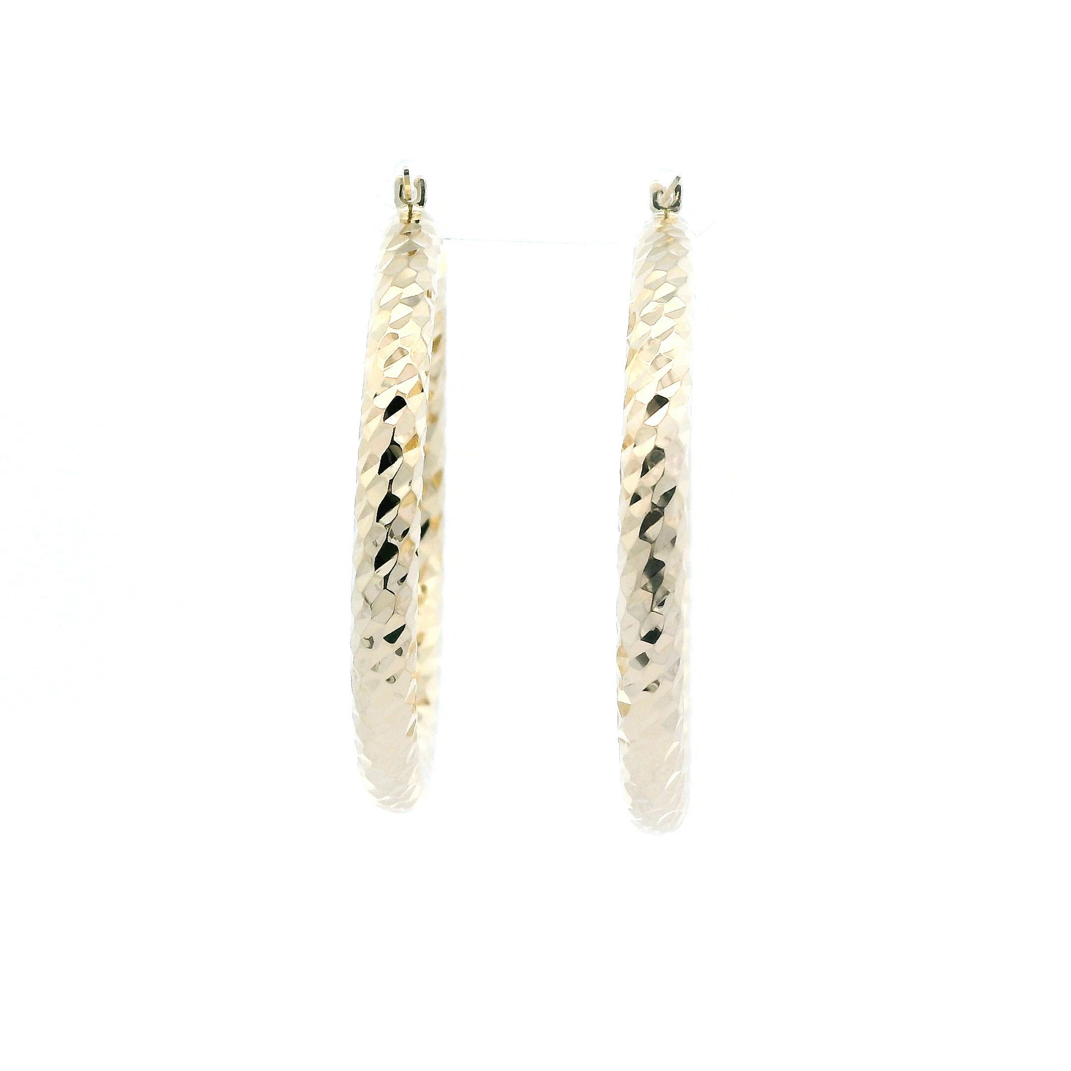 14K Yellow Gold Hoop Earrings