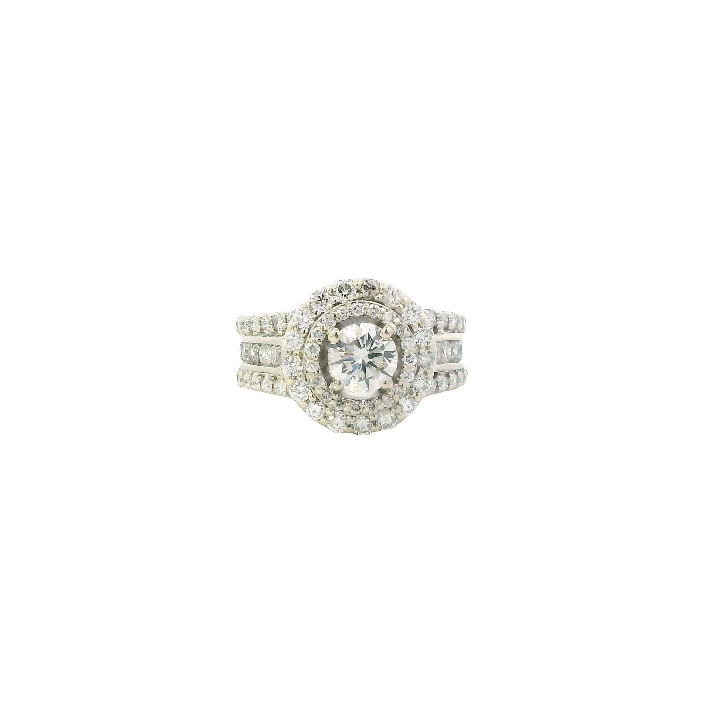 14K Yellow Gold Diamond Womens Ring - 2.47ct
