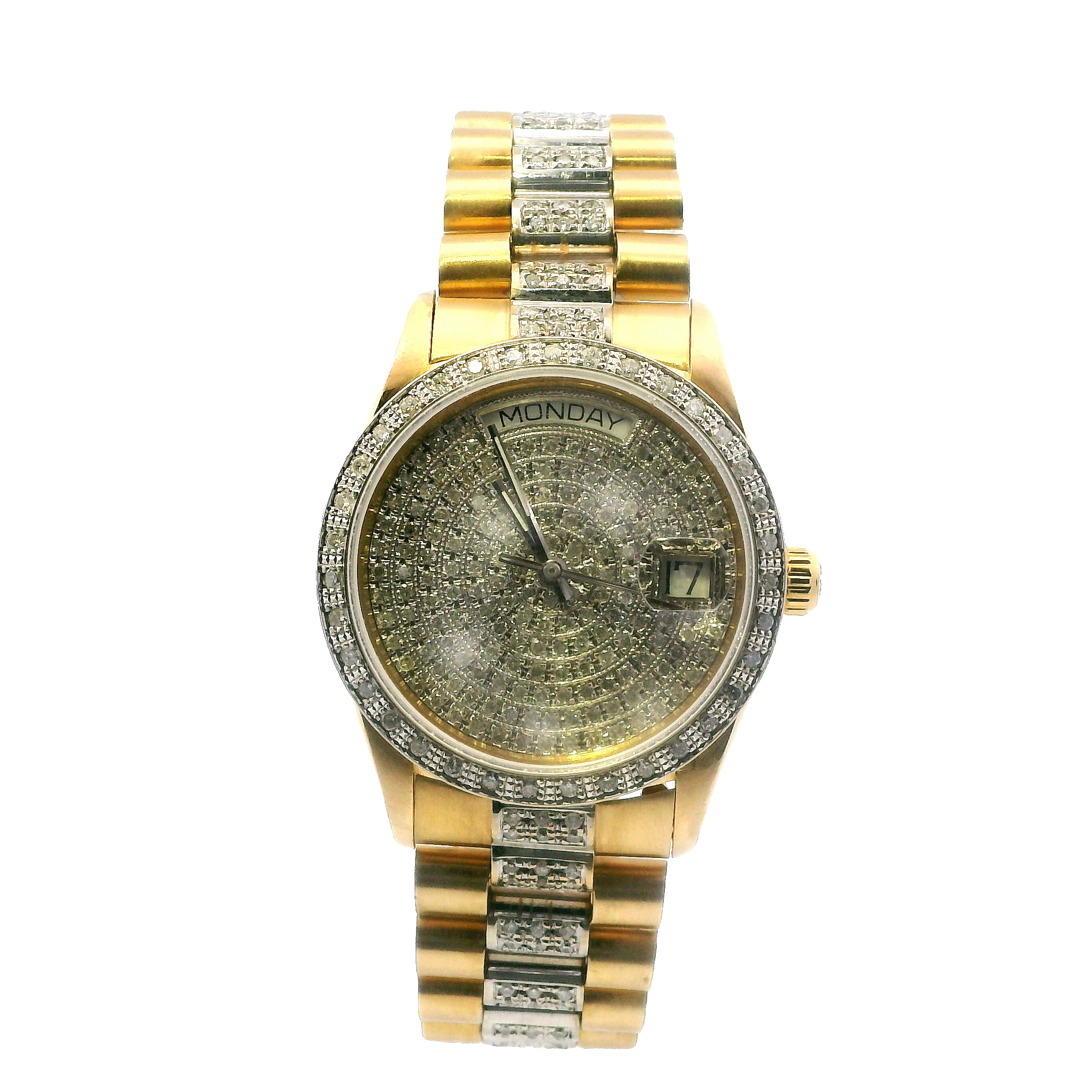 18K Yellow & White Gold Geneva 