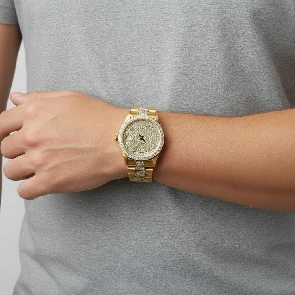 18K Yellow & White Gold Geneva 