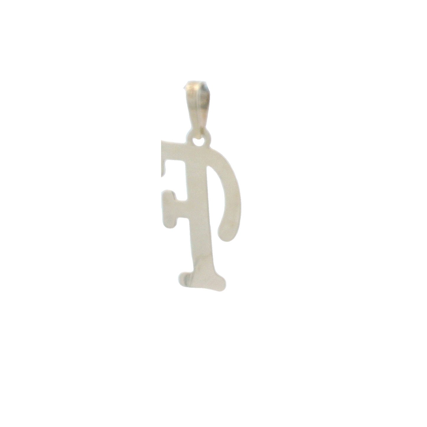 10K Yellow Gold Letter "F" Pendant