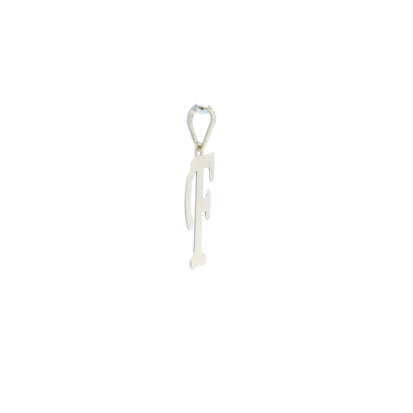 10K Yellow Gold Letter "F" Pendant