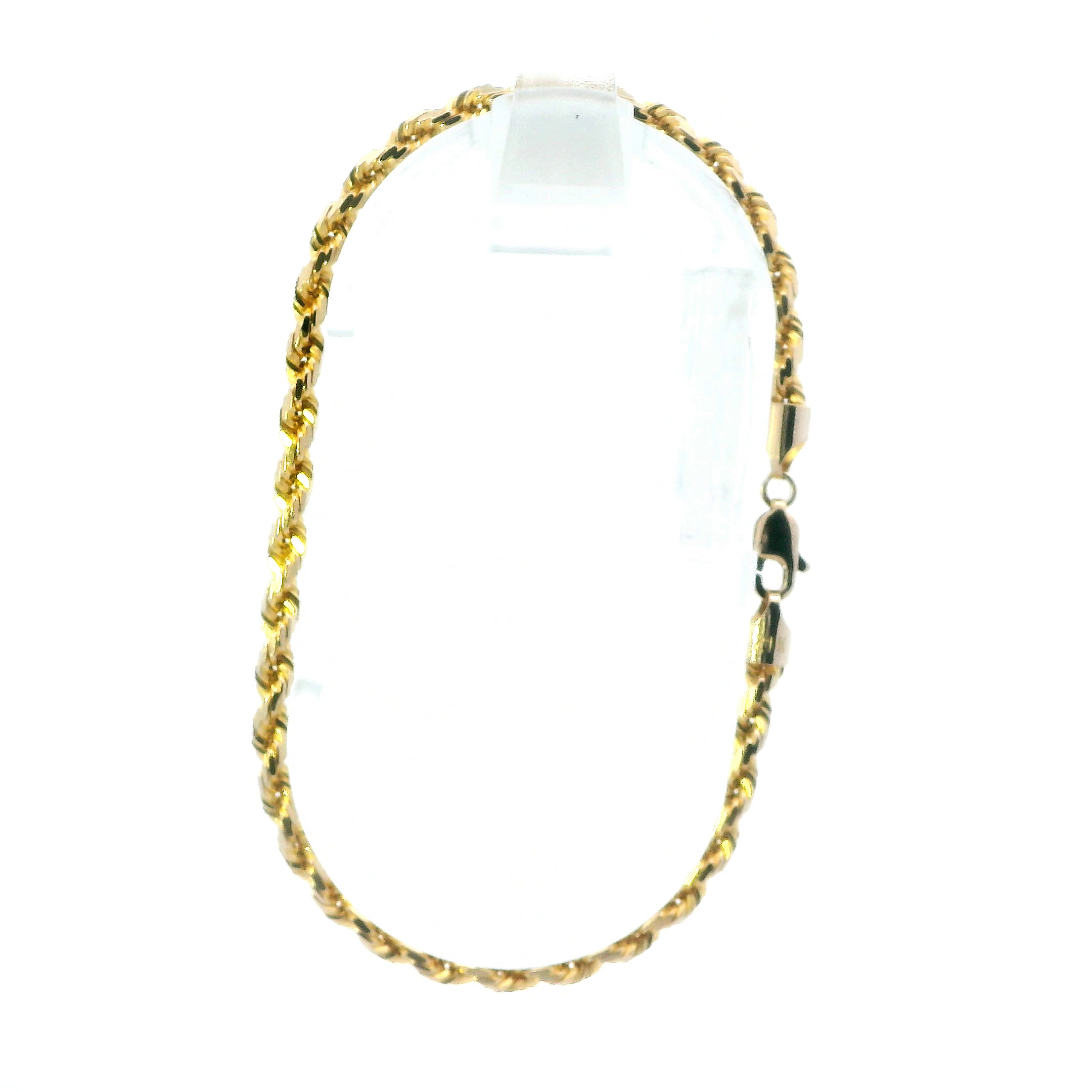 21K Yellow Gold Rope Bracelet