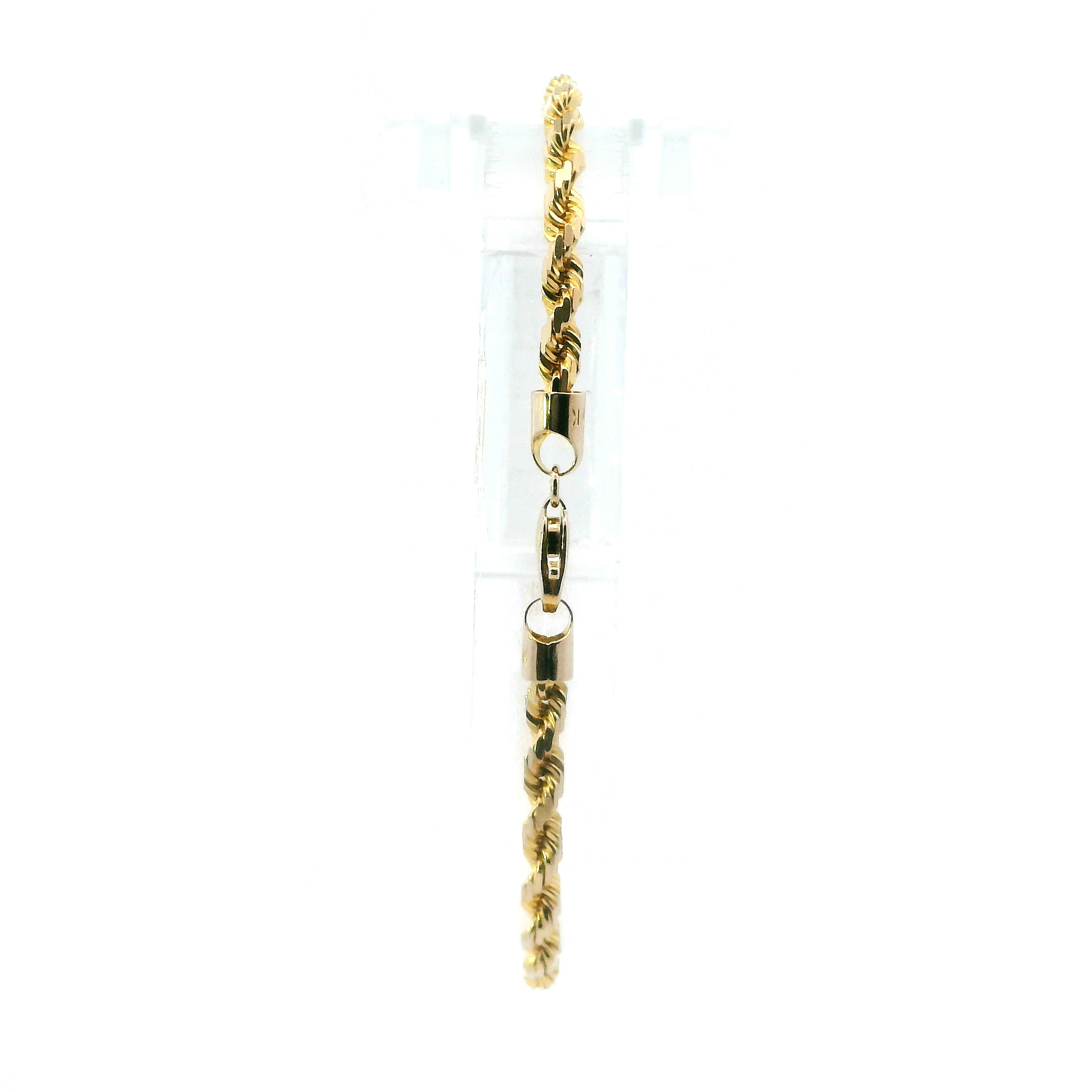 21K Yellow Gold Rope Bracelet