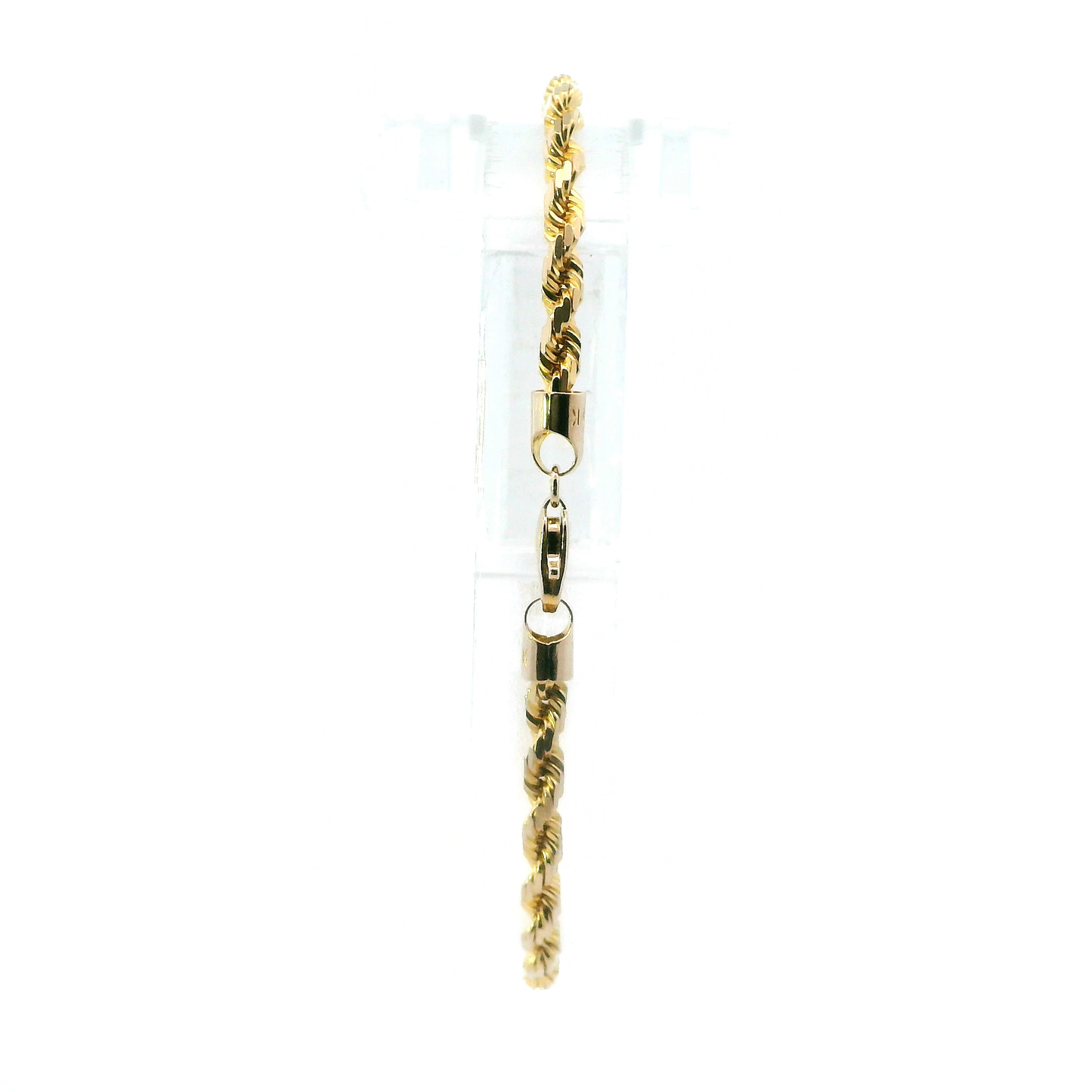 21K Yellow Gold Rope Bracelet