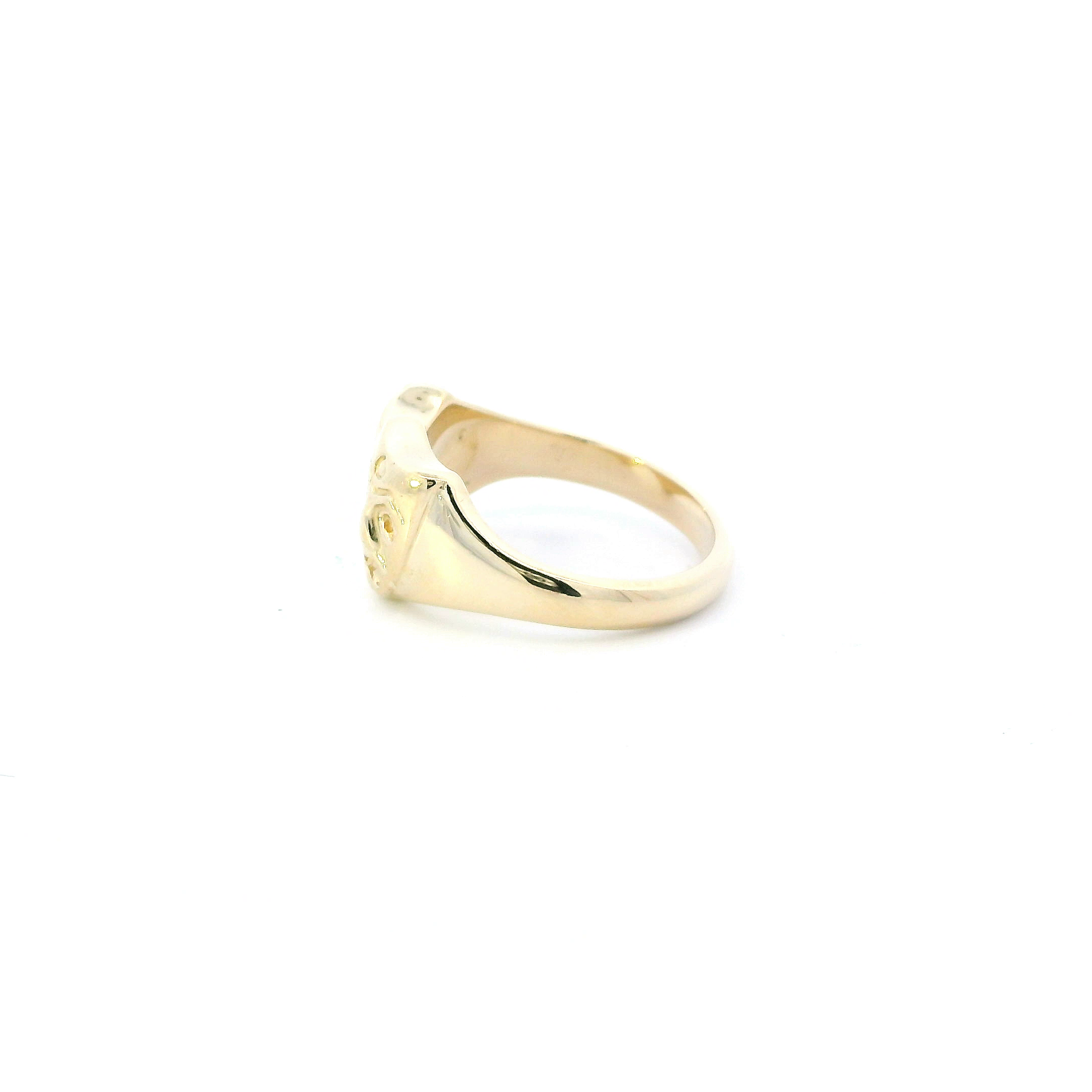 14K Yellow Gold Comedy & Tragedy Ring
