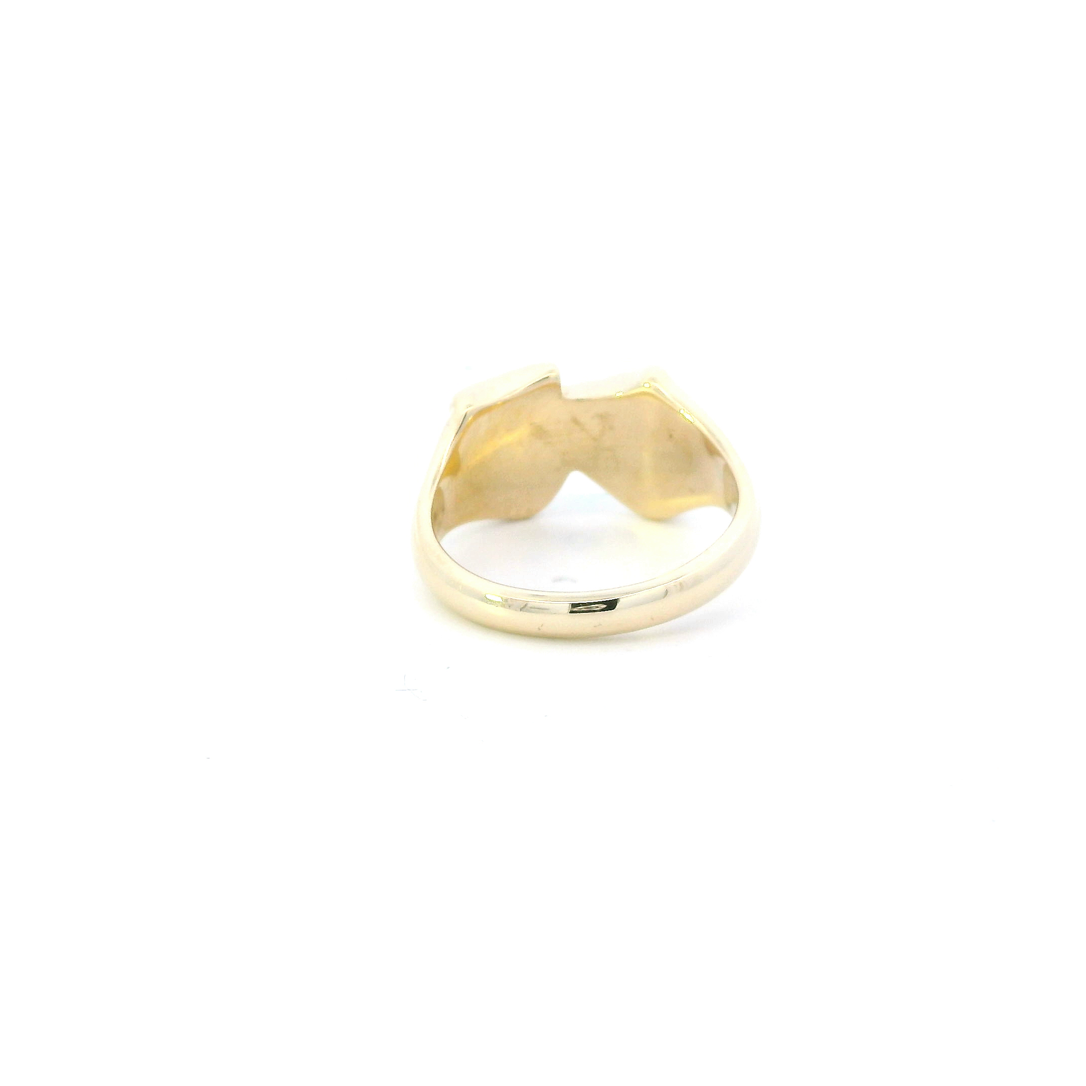 14K Yellow Gold Comedy & Tragedy Ring