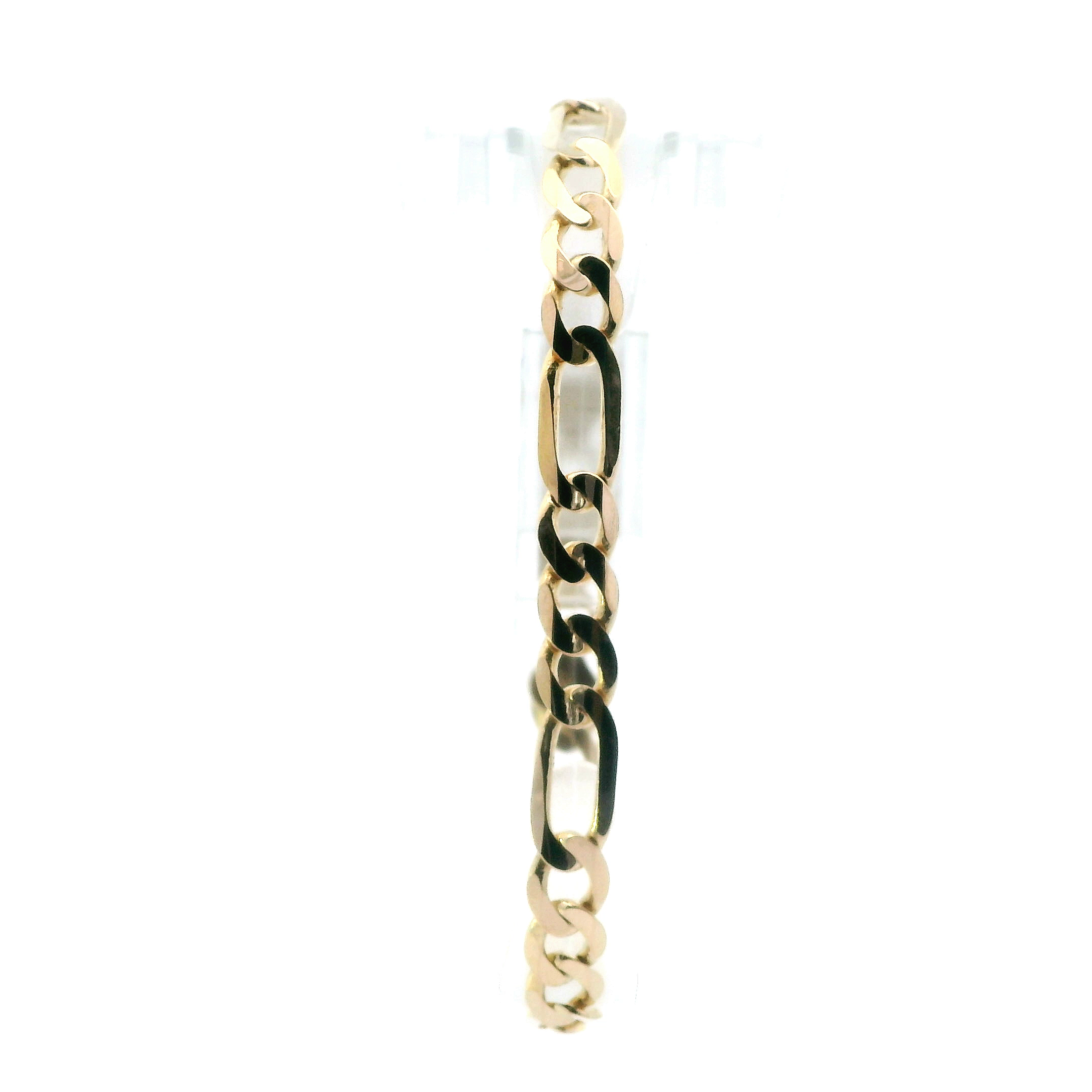 14K Yellow Gold Figaro Bracelet