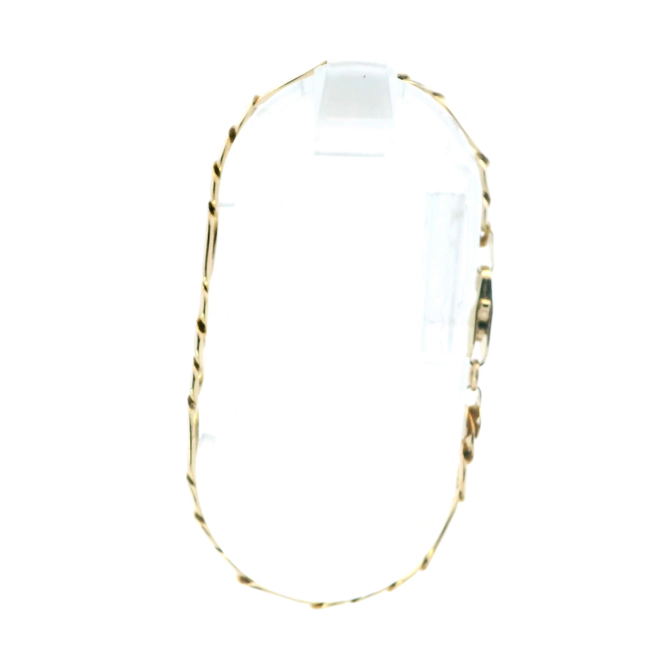 14K Yellow Gold Figaro Bracelet