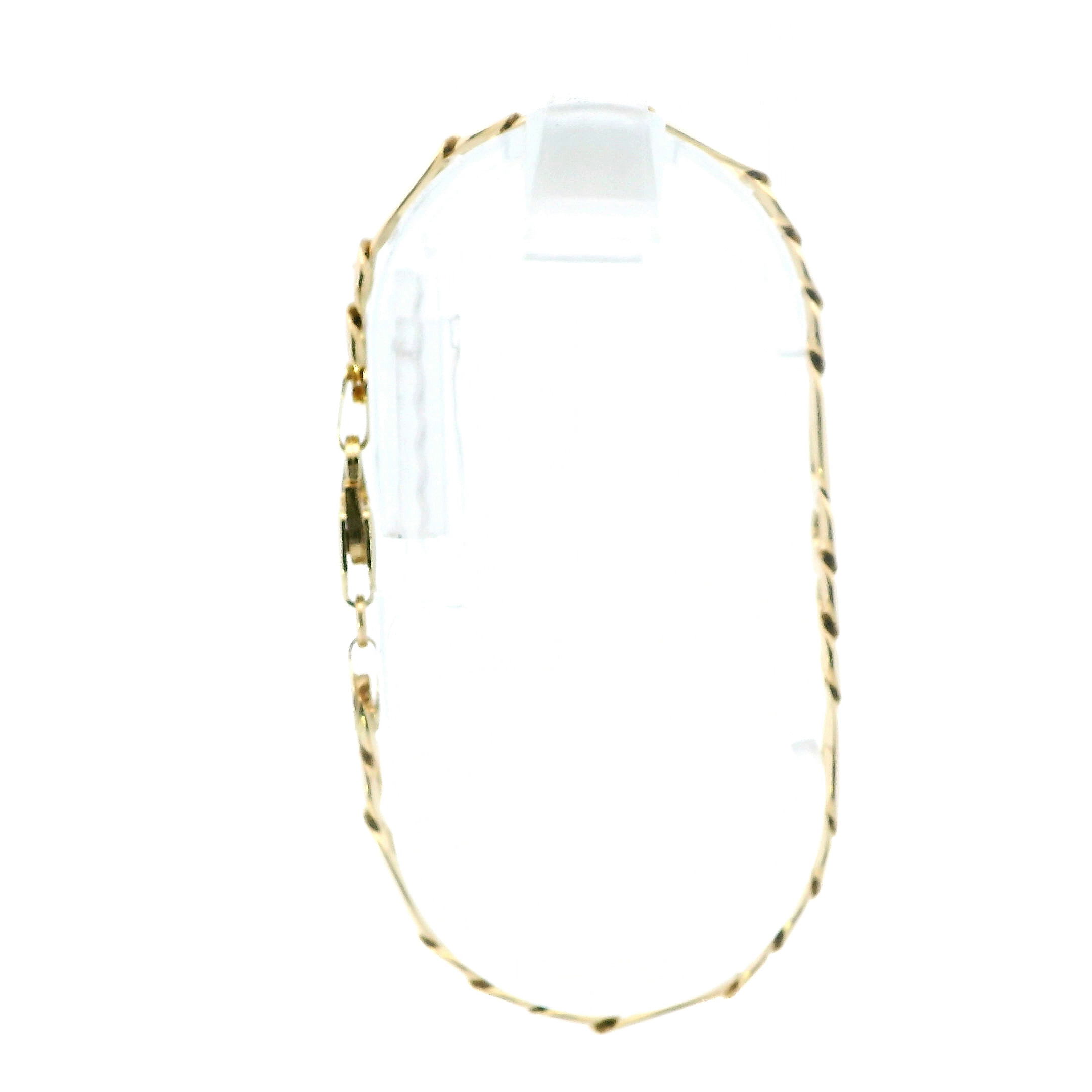 14K Yellow Gold Figaro Bracelet