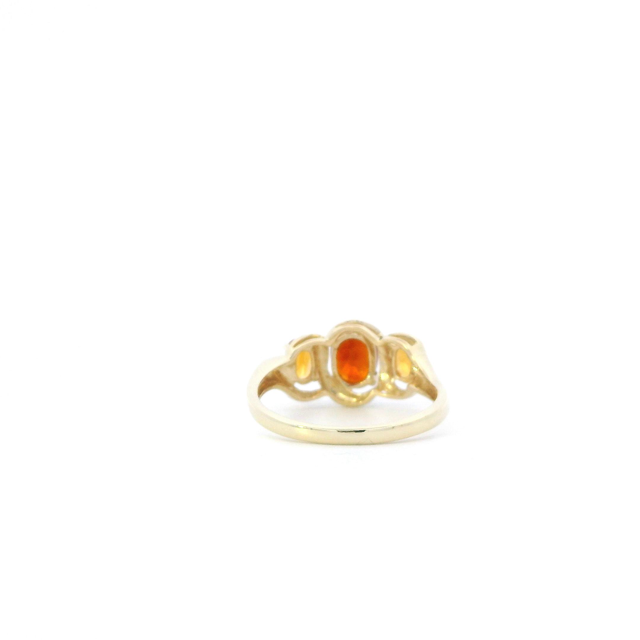10K Yellow Gold Citrine Ring