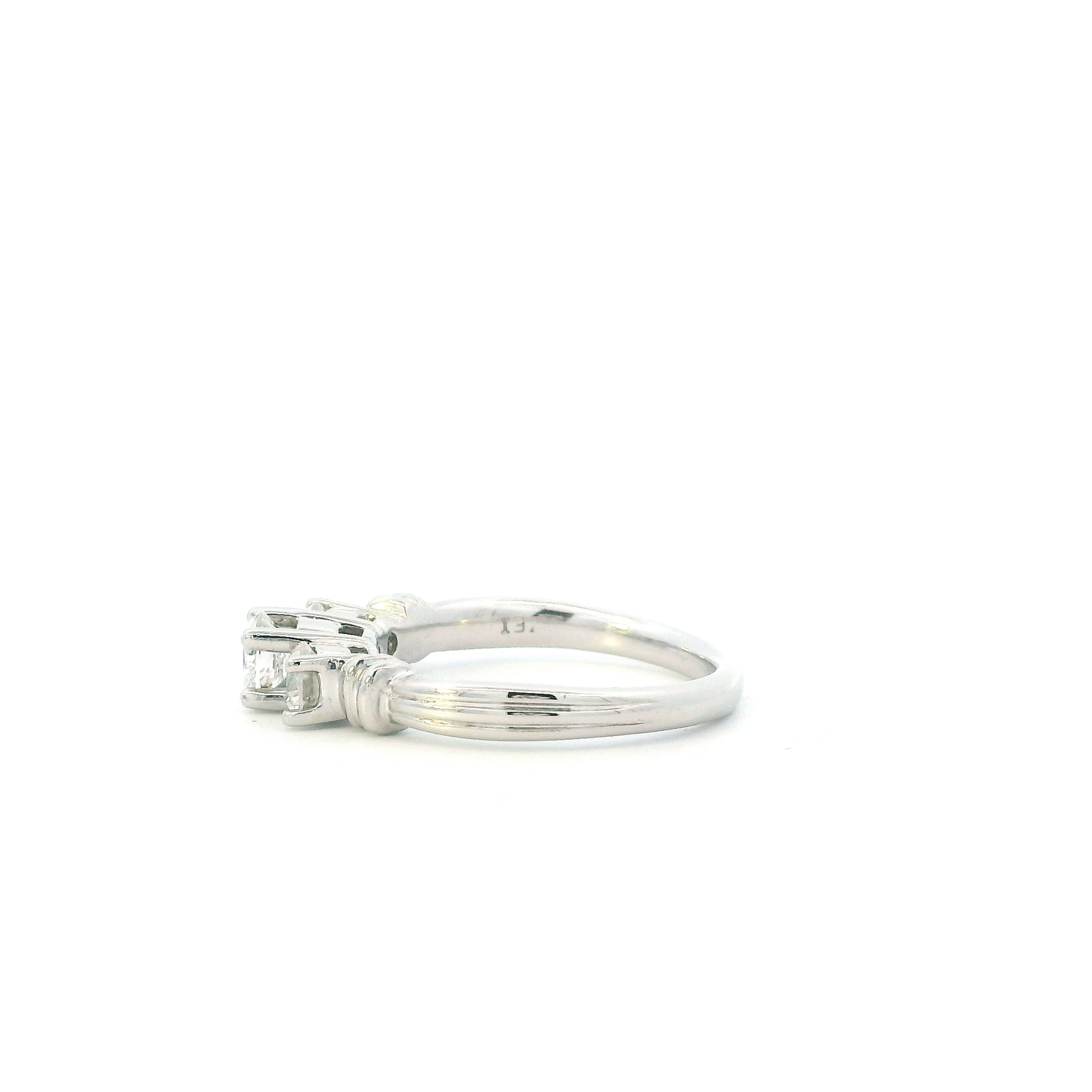 Platinum Diamond Womens Ring - 0.90ct