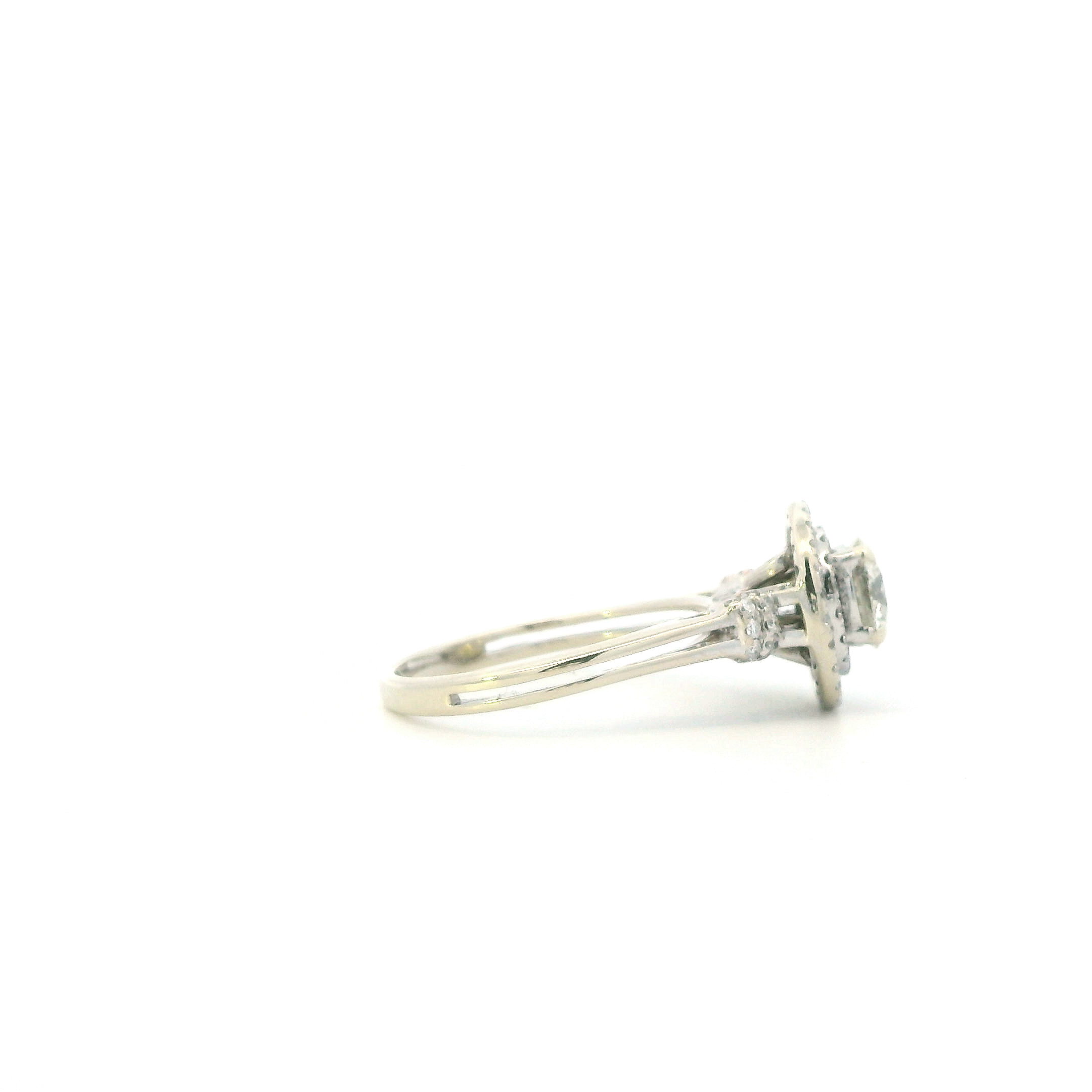 14K White Gold Diamond Ring - 1.54ct