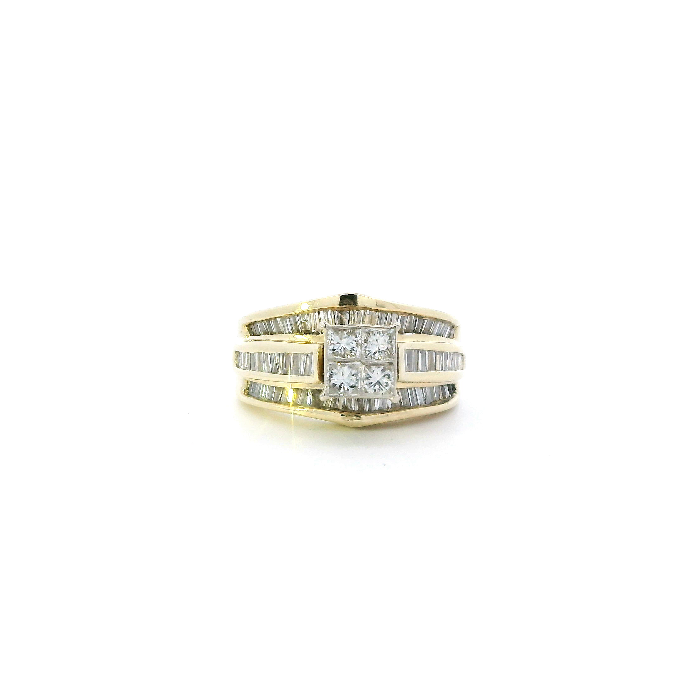 14K Yellow Gold Diamond Ring - 0.60ct