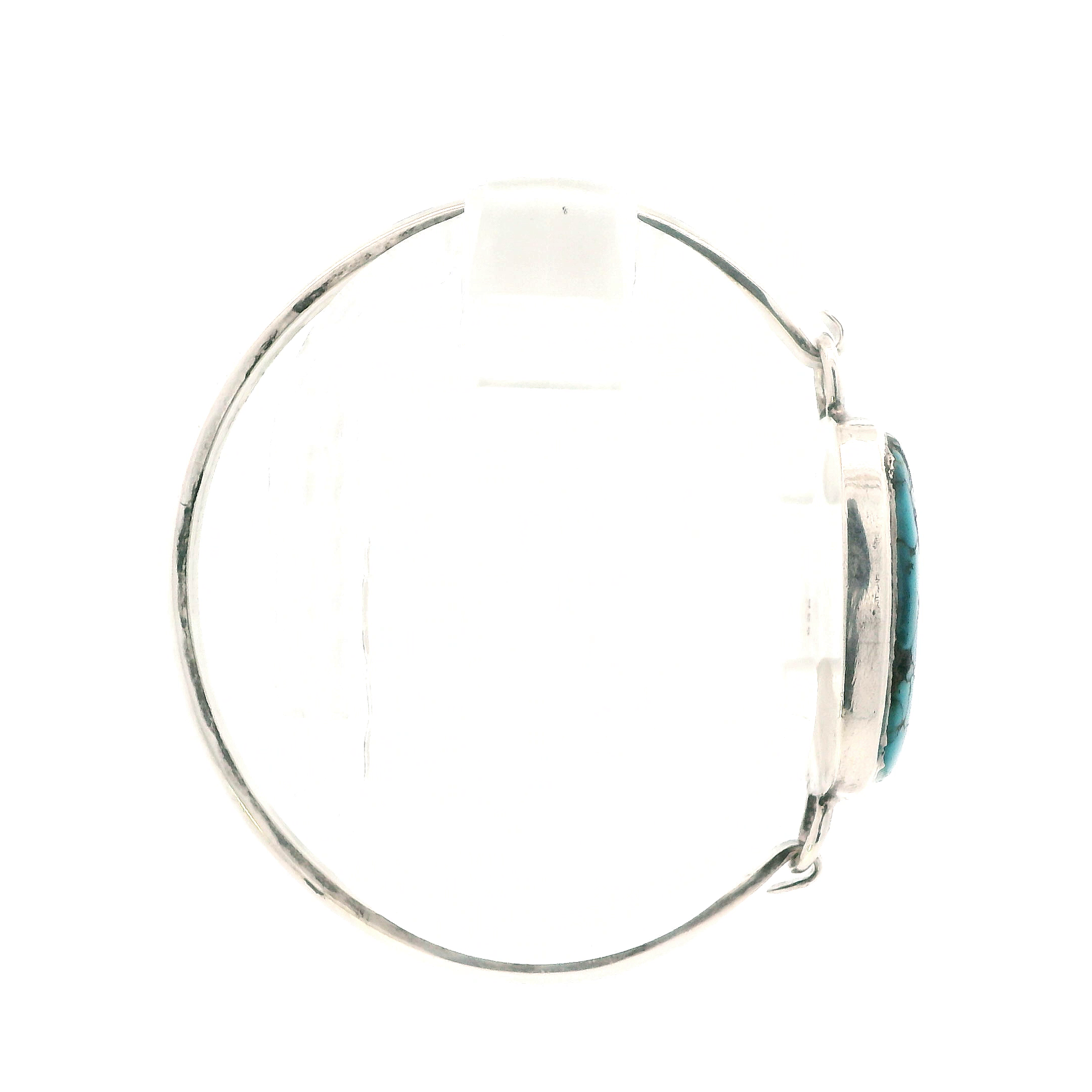 Sterling Silver Turquoise Hook Clasp Bracelet