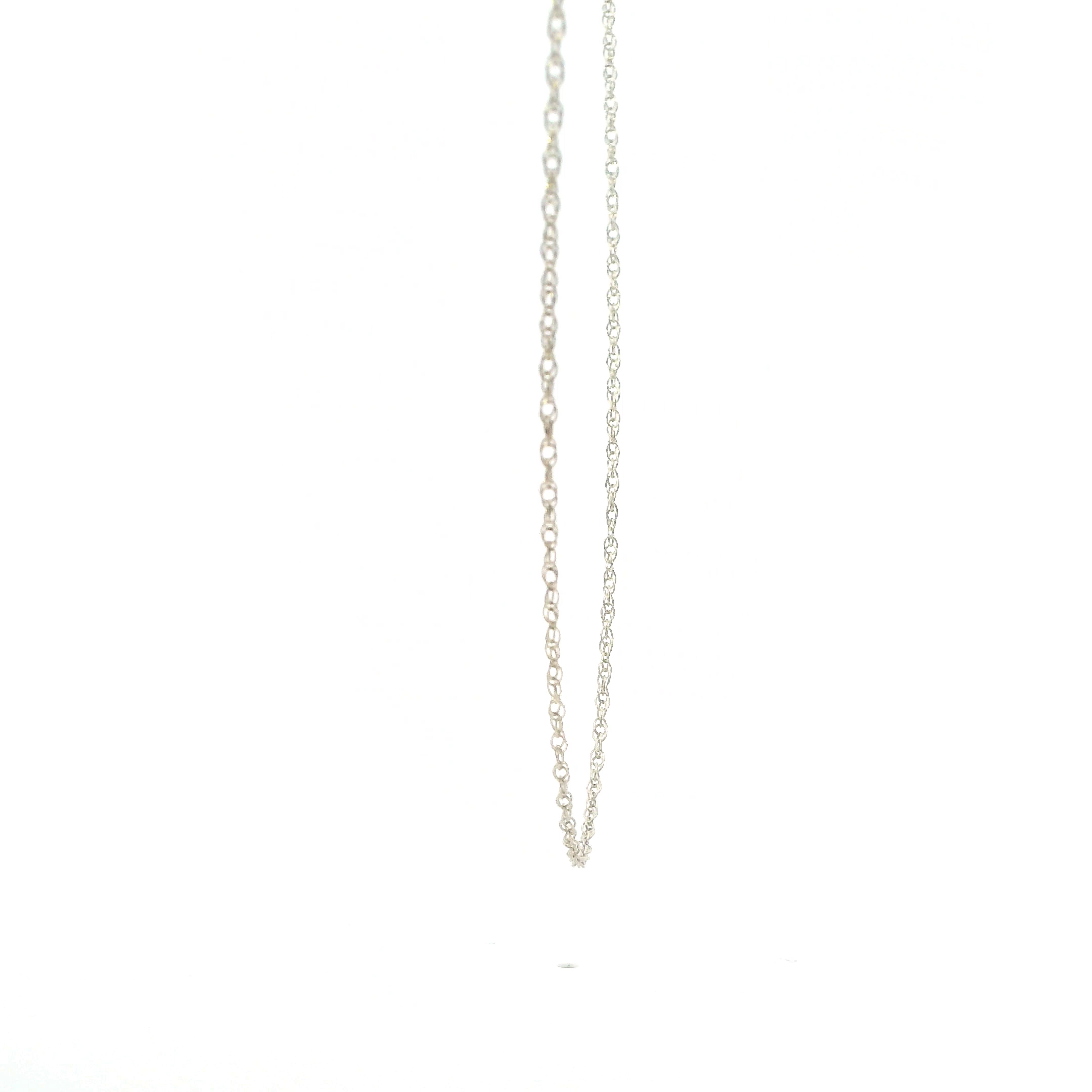 14K White Gold 19