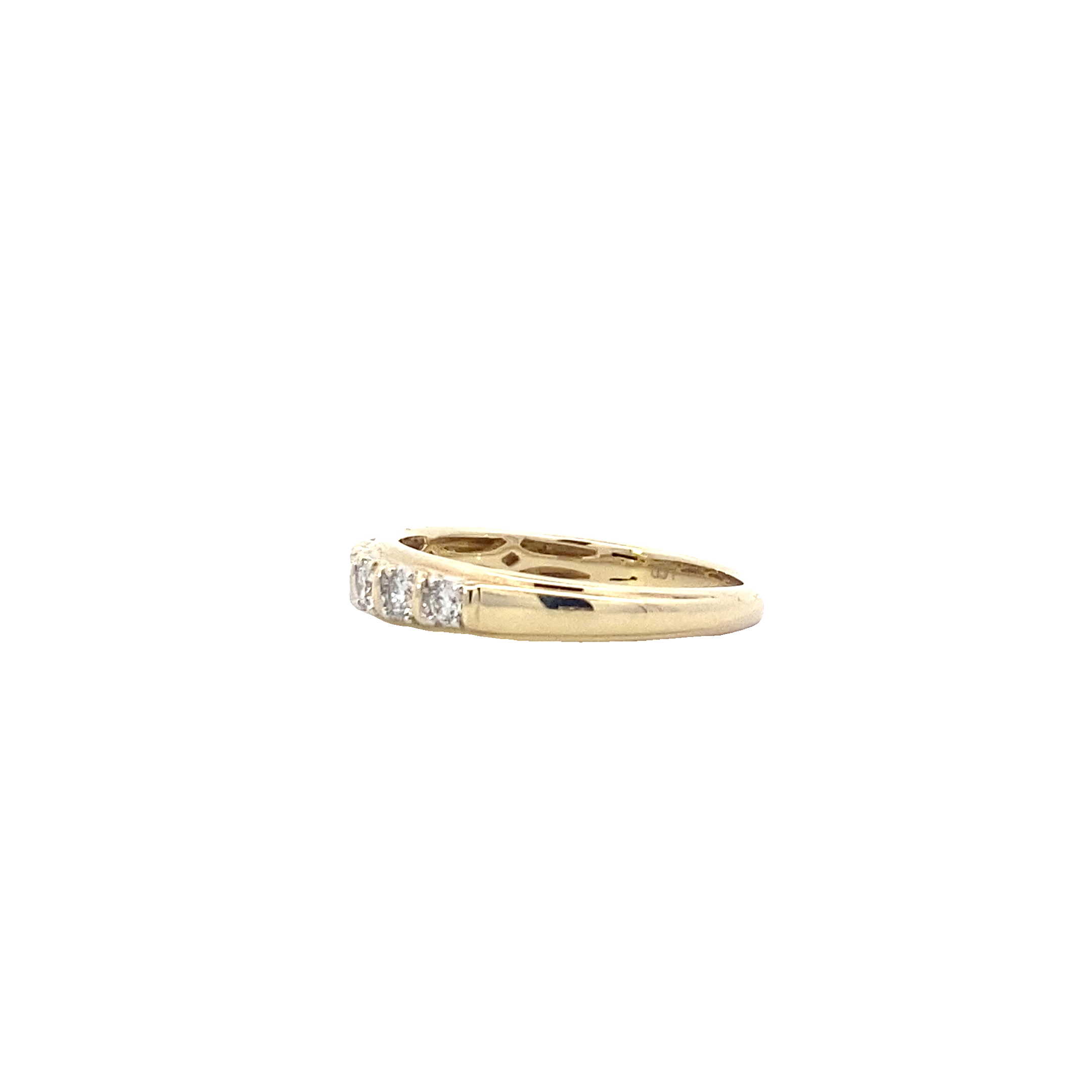10K Yellow Lab Grown Diamond Ring - 0.36ct