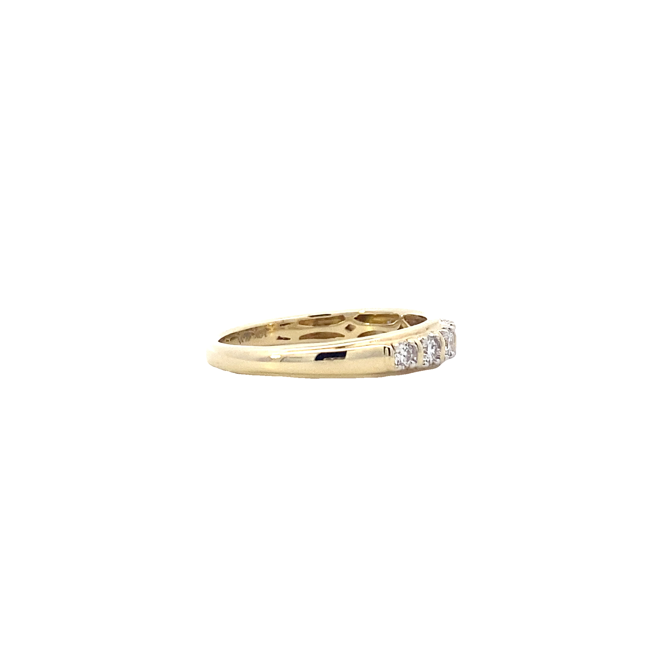 10K Yellow Lab Grown Diamond Ring - 0.36ct