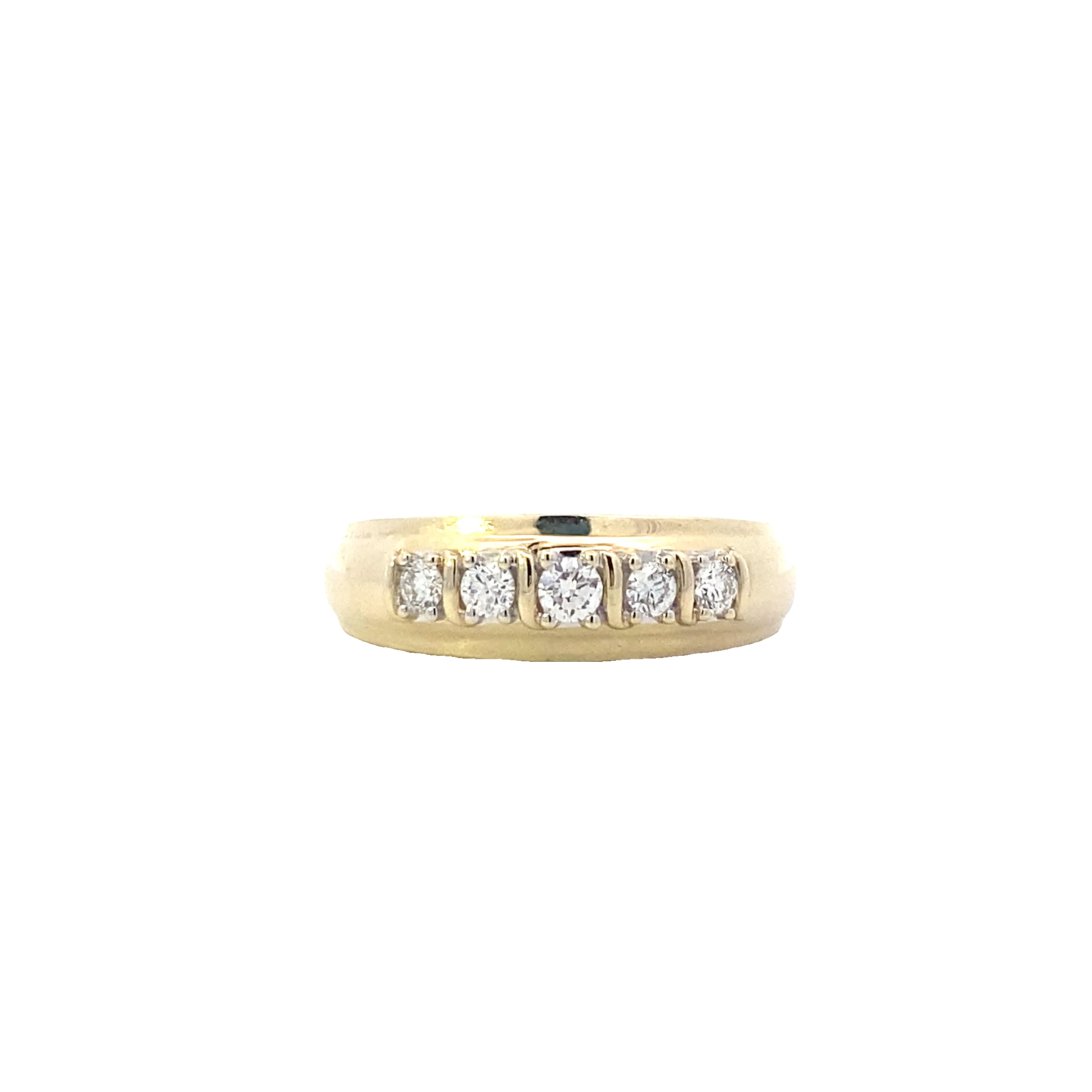 10K Yellow Gold Lab Grown Men's Diamond Ring - 0.30ct