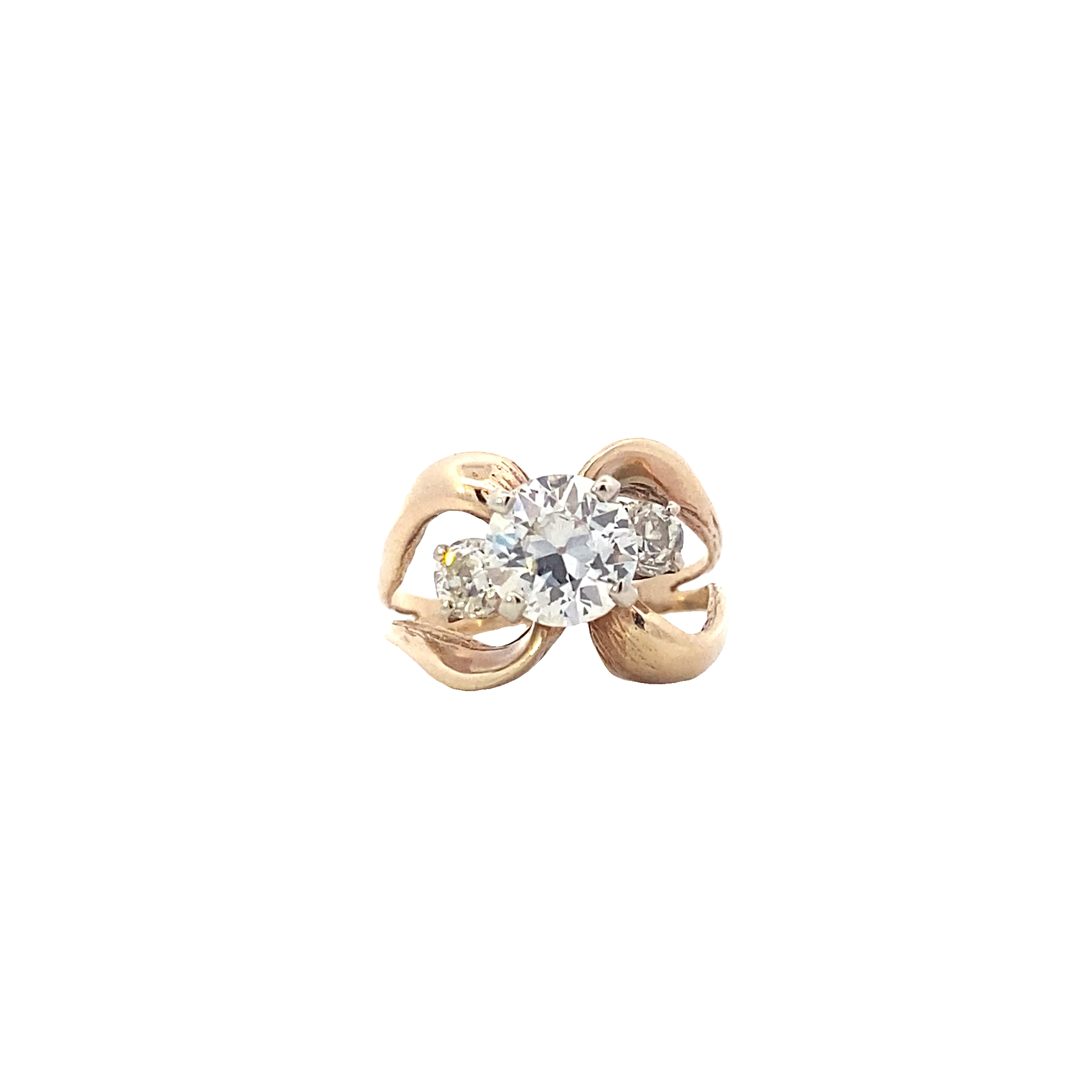14K Yellow Gold Diamond Ring - 1.90ct