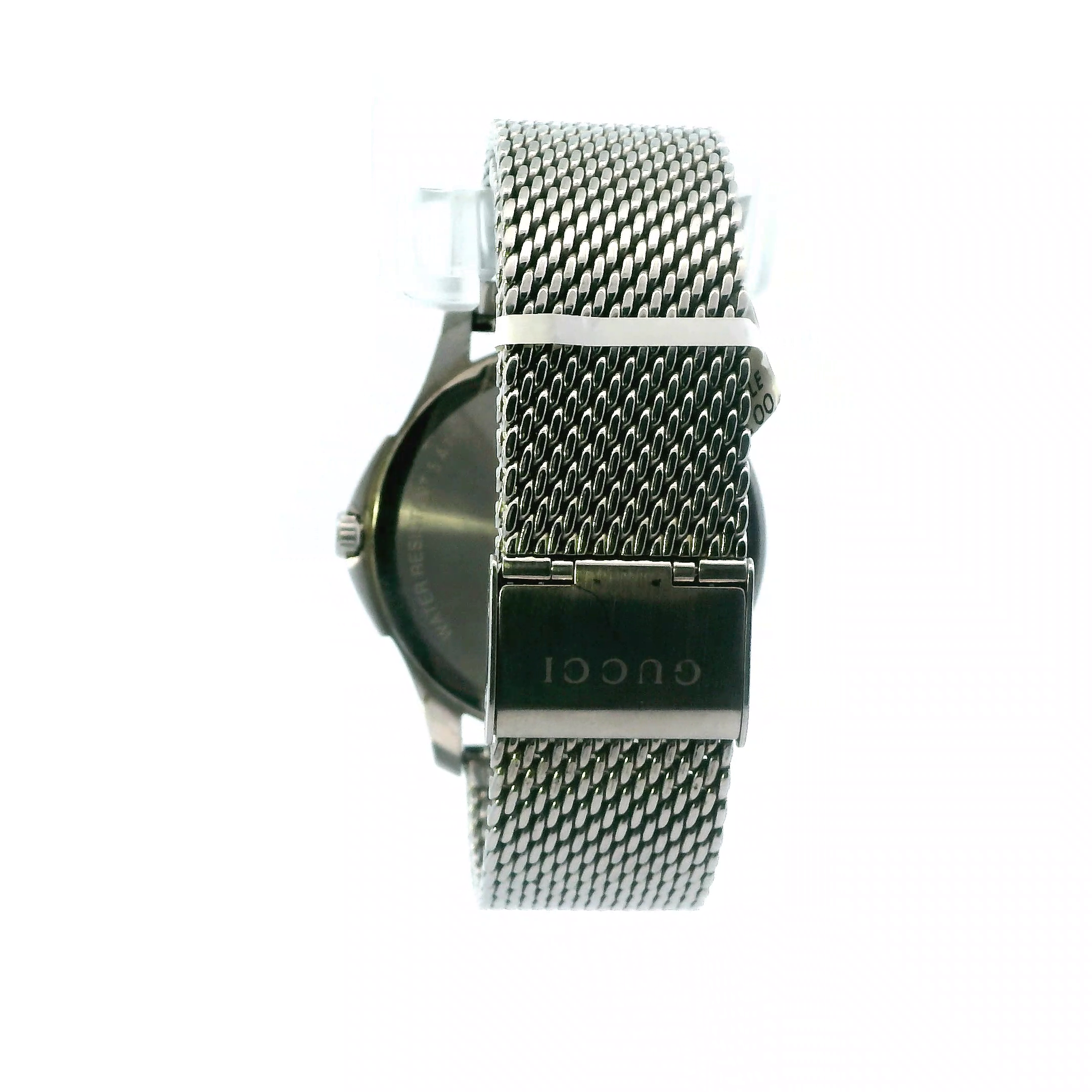 Gucci Timeless Stainless Steal Black Dial Quartz Mens Wristwatch