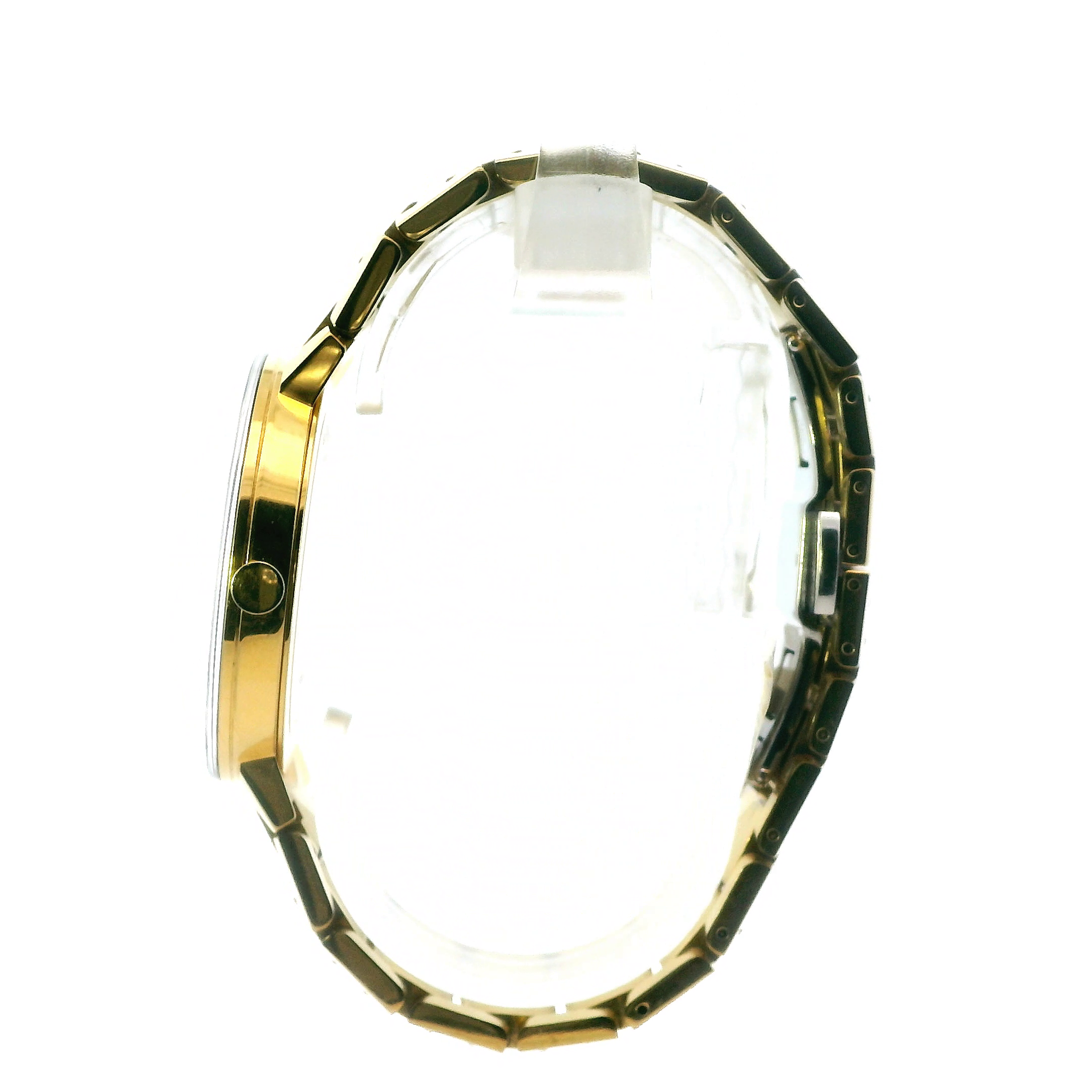 Movado Mens Gold Mirror Wristwatch