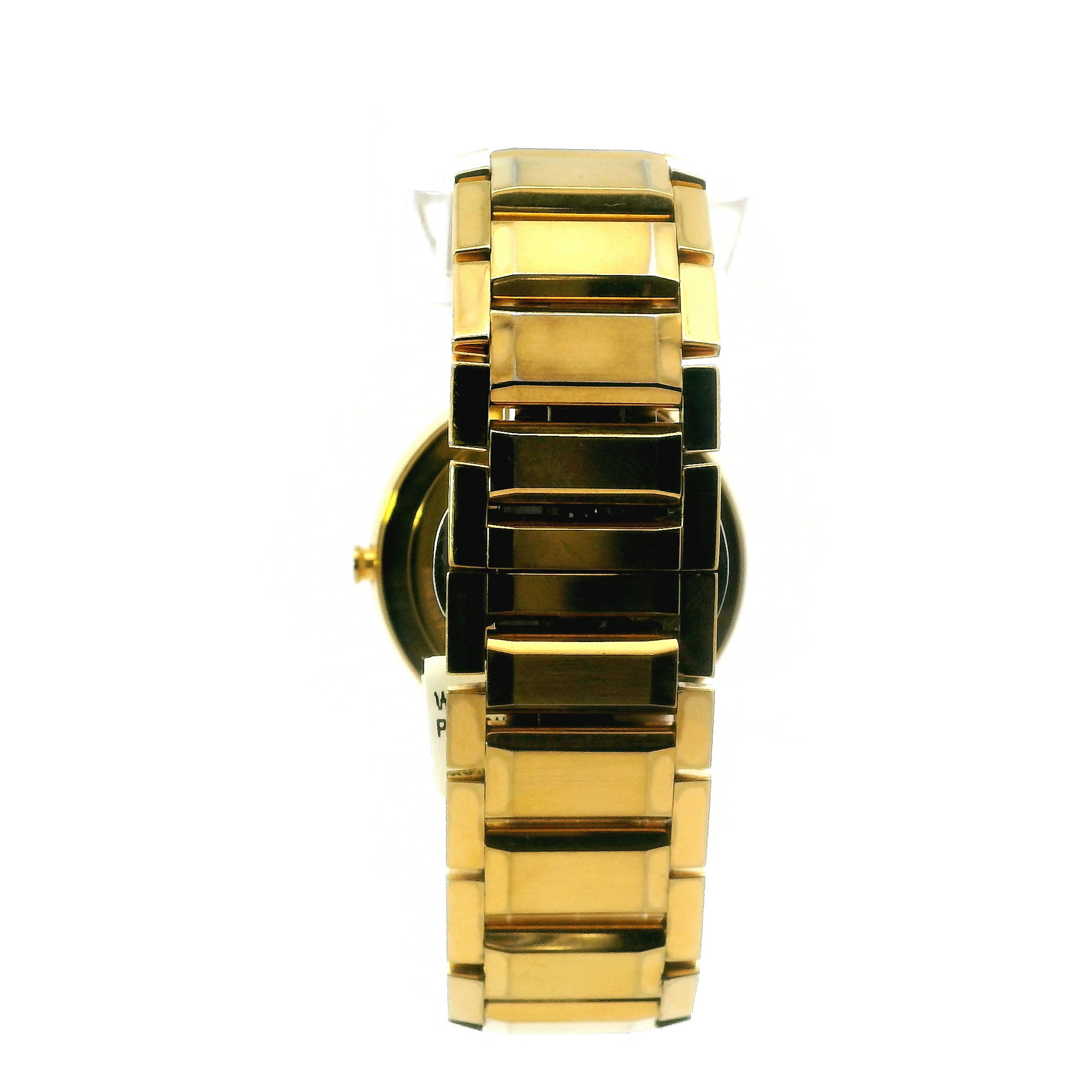 Movado Mens Gold Mirror Wristwatch